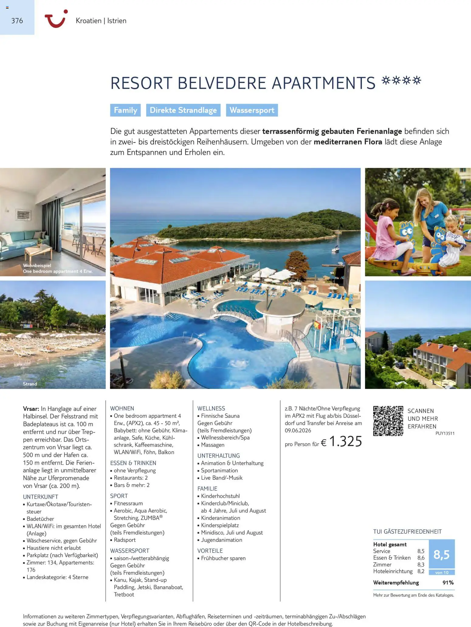 Aida  Südeuropa & Nordafrika 2026/27 – gültig ab 01.01.2026 | Seite: 376 | Produkte: Babybett