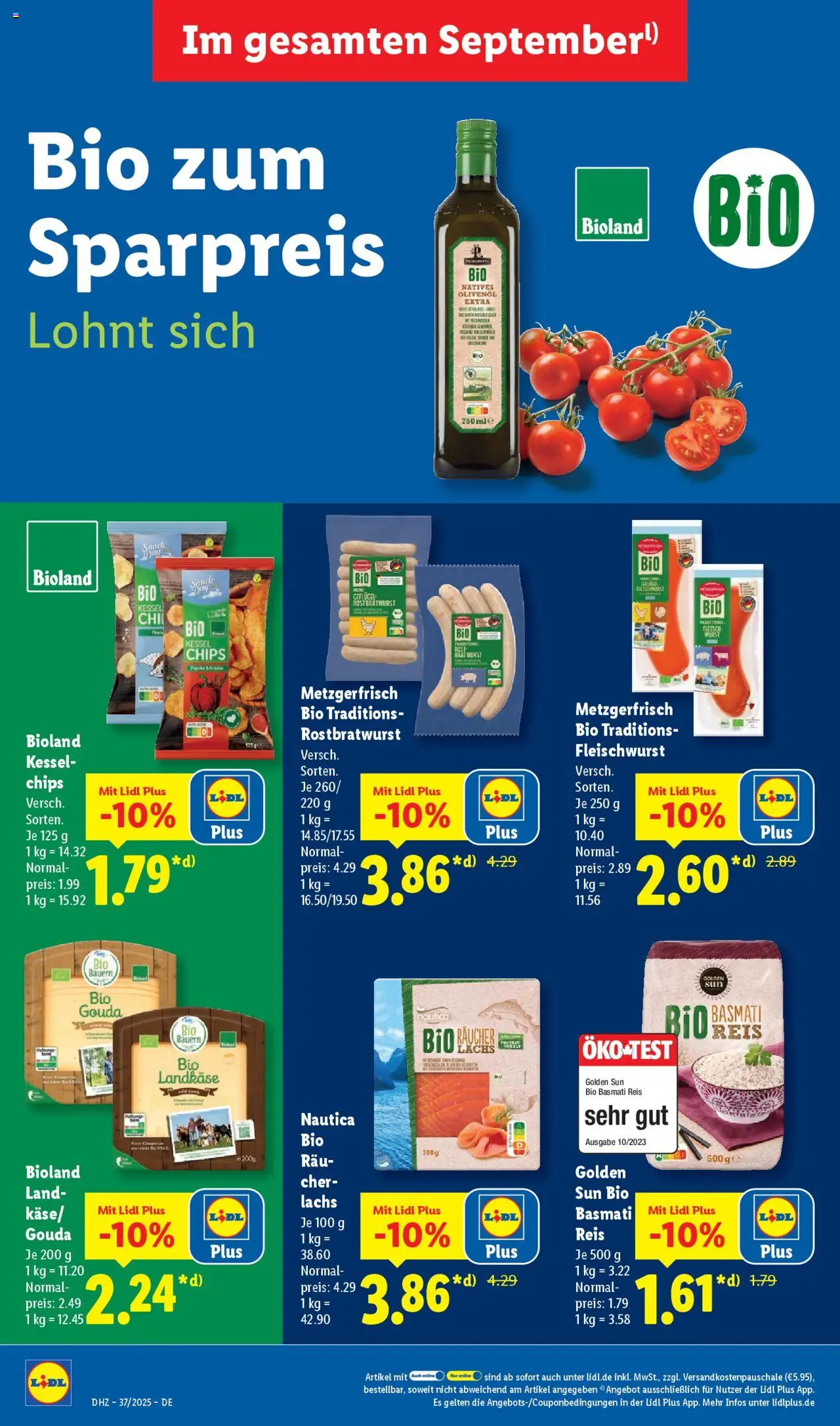 Lidl - Prospekt Prenzlau – gültig ab 08.09.2025 | Seite: 54 | Produkte: Gouda, Olivenol, Wurst, Chips