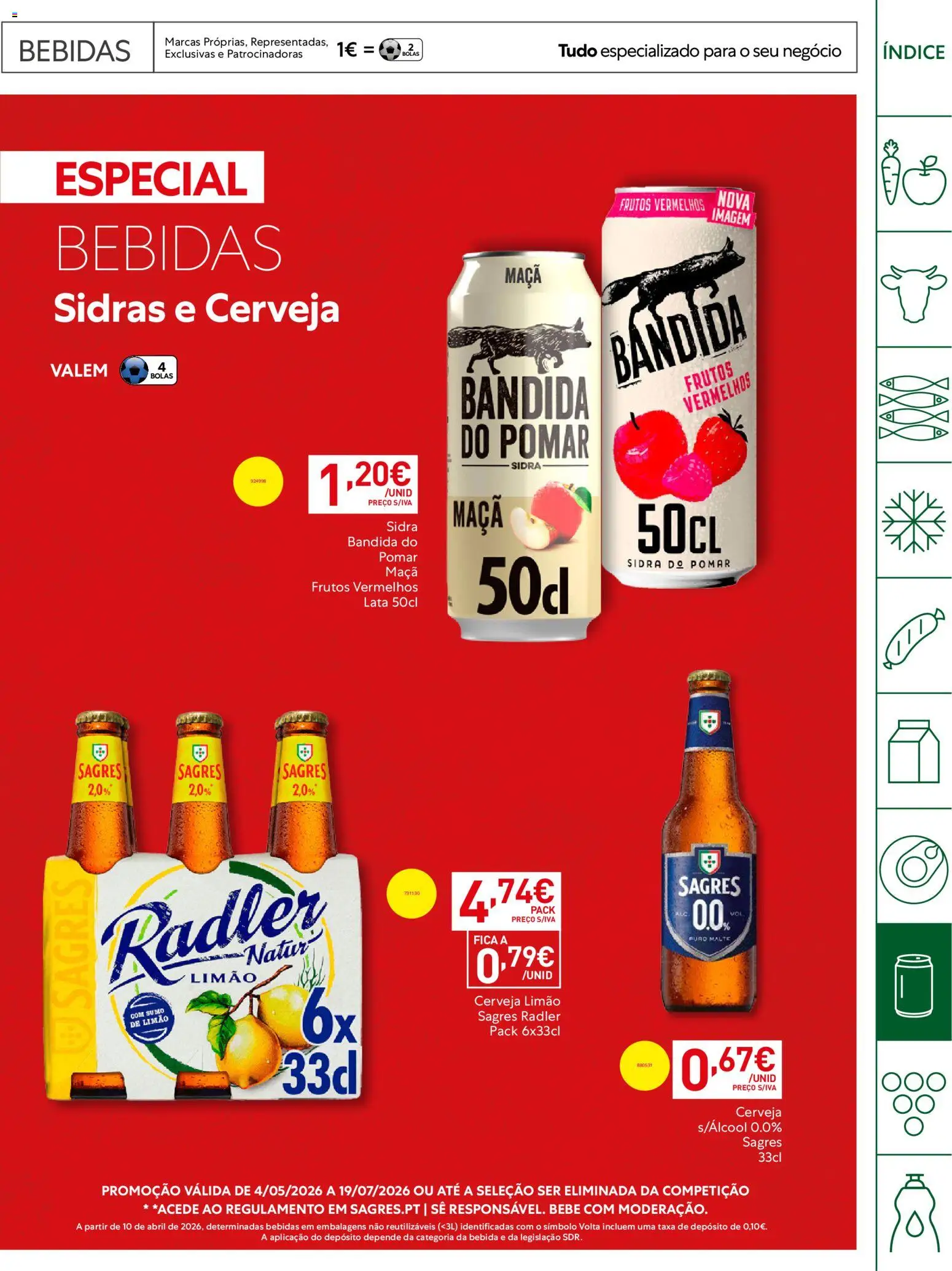Recheio Horeca Madeira │ válido de 28.04.2026 | Página: 27 | Produtos: Maça, Sumo, Cerveja, Bebida