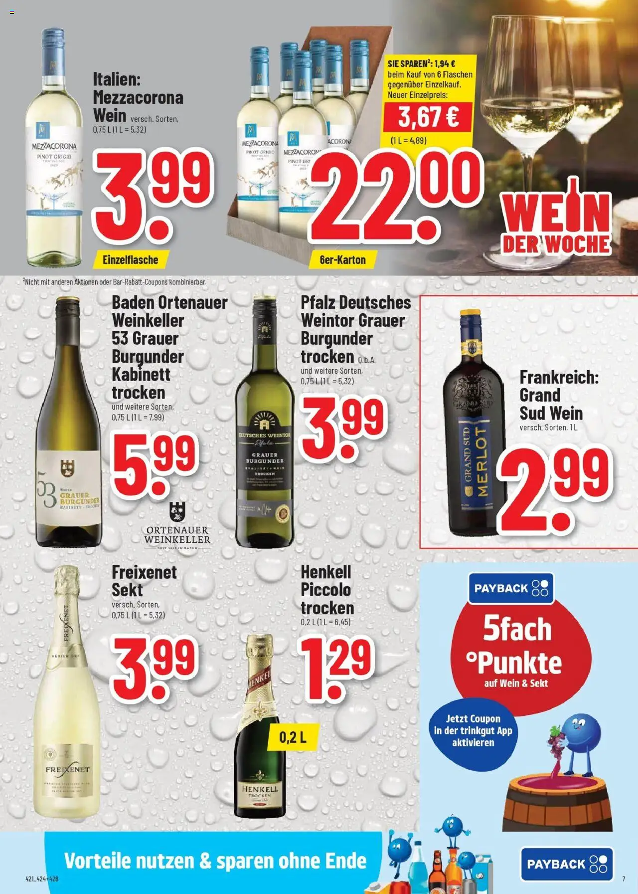 Trinkgut prospekt Frankfurt A.M.	 - gültig ab dem 06.07.2025 | Seite: 7 | Produkte: Freixenet, Sekt, Merlot, Grand sud