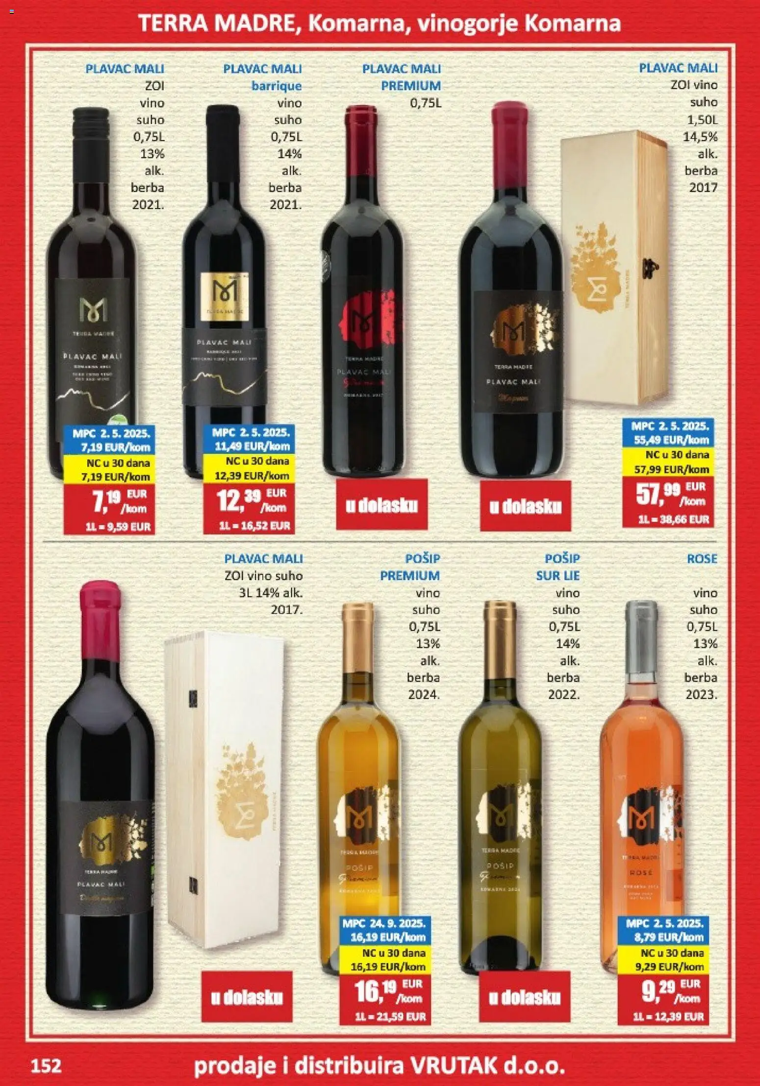 Vrutak katalog | vrijedi od 01.11.2025 | Stranica: 152 | Proizvodi: Vino