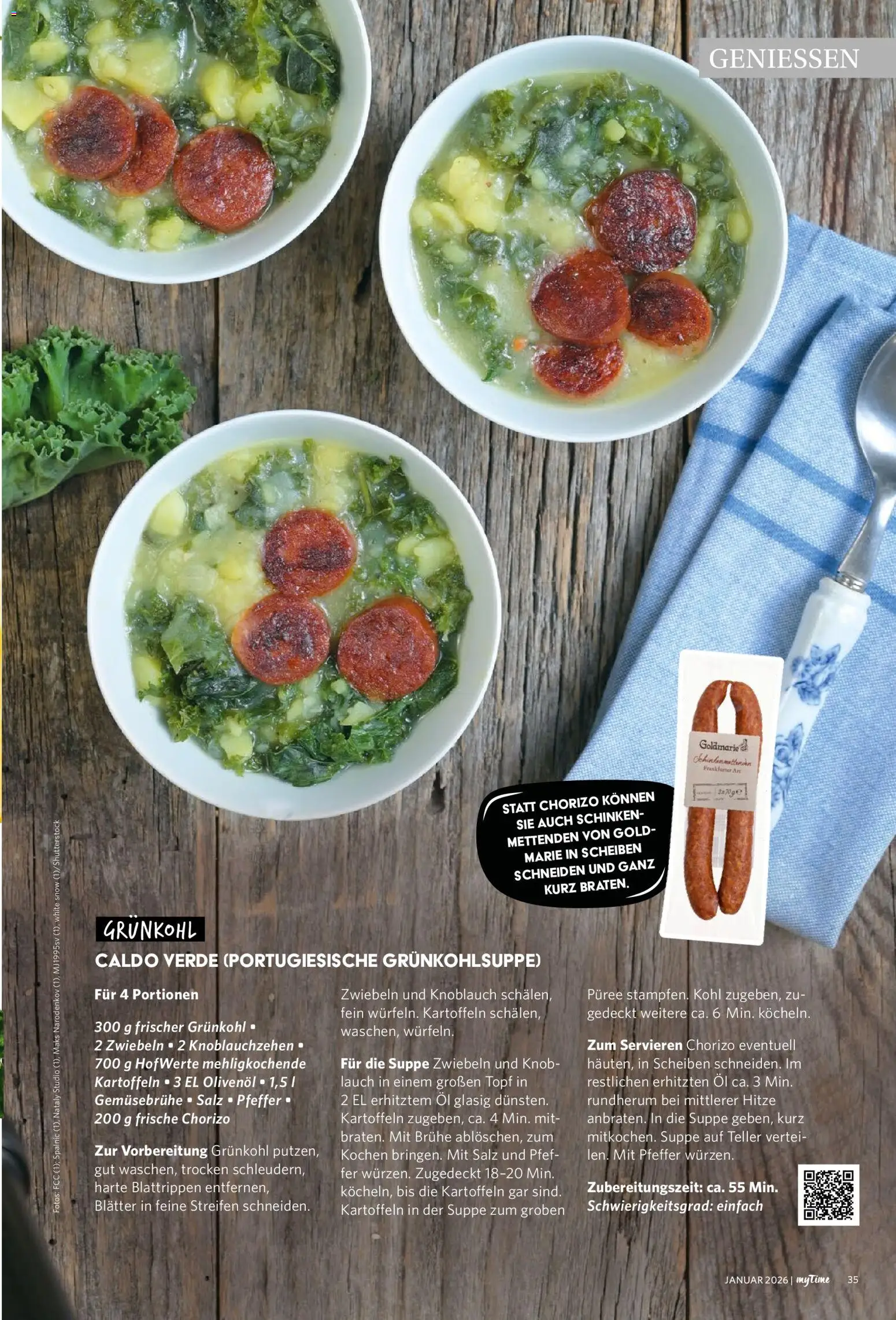 Famila Nordwest  myTime Januar 2026 – gültig ab 01.01.2026 | Seite: 35 | Produkte: Kartoffeln, Salz, Pfeffer, Schinken