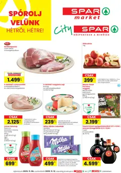 Spar Market Akciós újság - amely érvényes a következő dátumtól: 06.11.2025