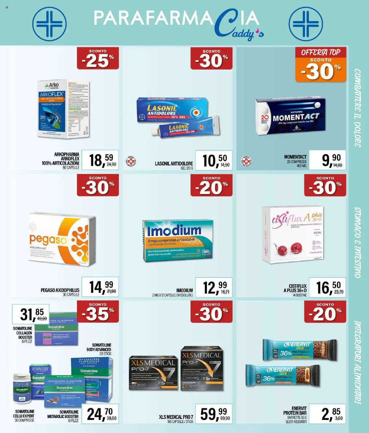 Volantino Caddy's del 31.07.2025 | Pagina: 19 | Prodotti: Acqua, Sale, Body, Integratore alimentare