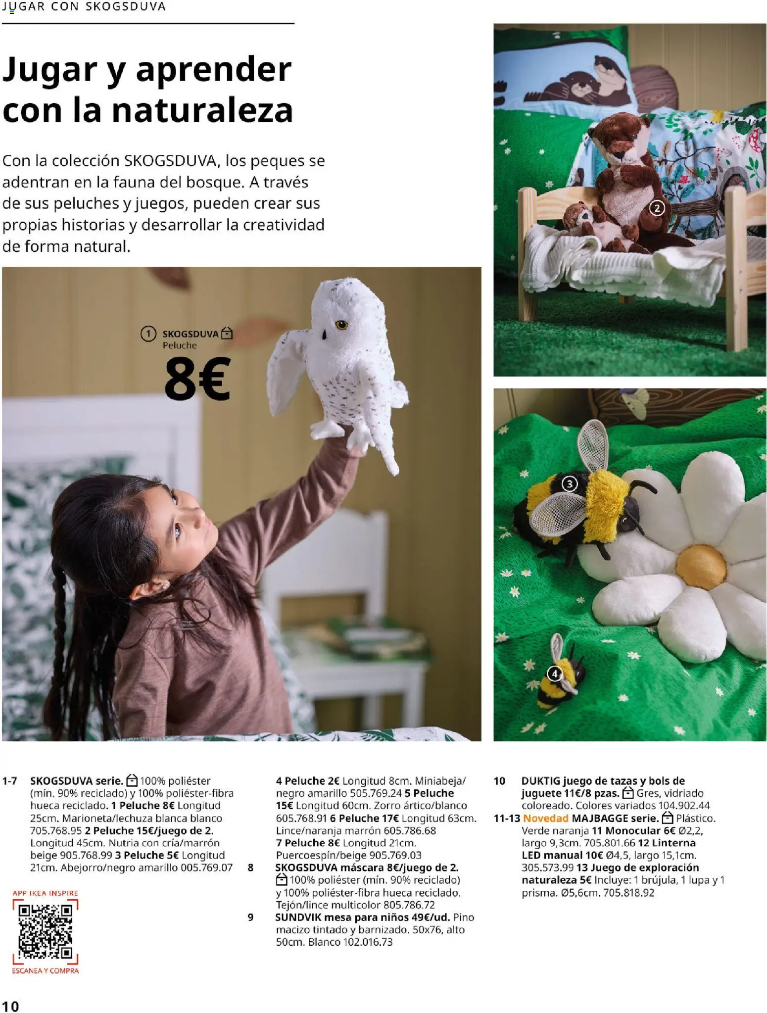 Catálogo IKEA Juguetes │ válido desde el 02.12.2025 | Página: 10 | Productos: Máscara, Mesa, Mesa para niños