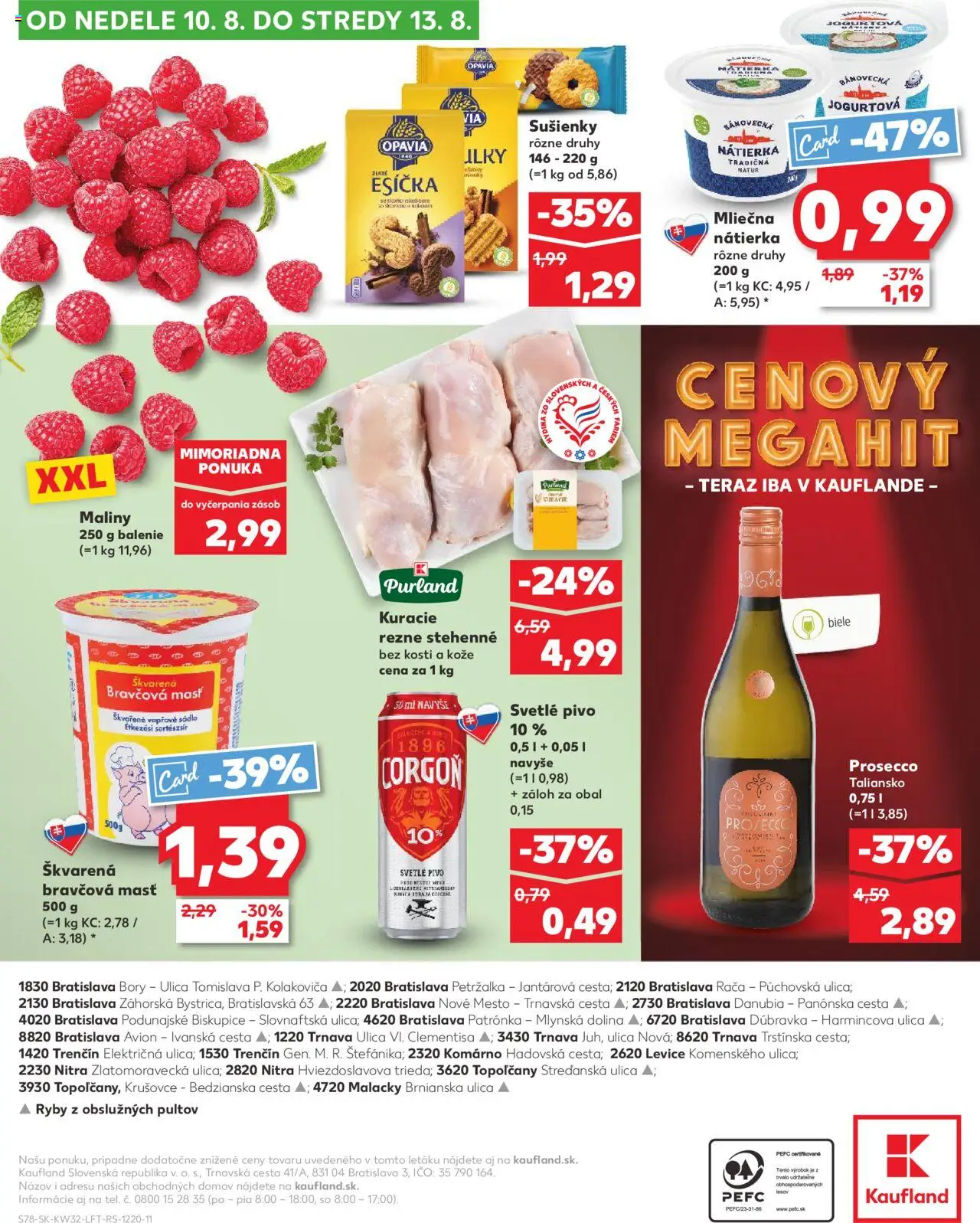 Kaufland SK akciós ujság - amely érvényes a következő dátumtól: 07.08.2025 | Oldal: 78 | Termékek: Só