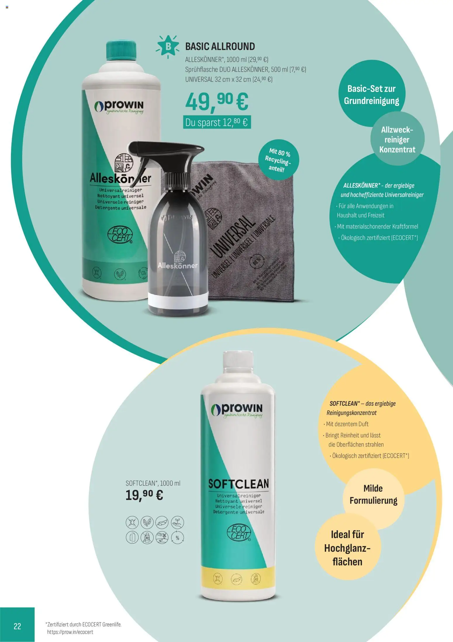 Katalog ProWin Januar/Juni 2026 – gültig ab 01.01.2026 | Seite: 22 | Produkte: Duft