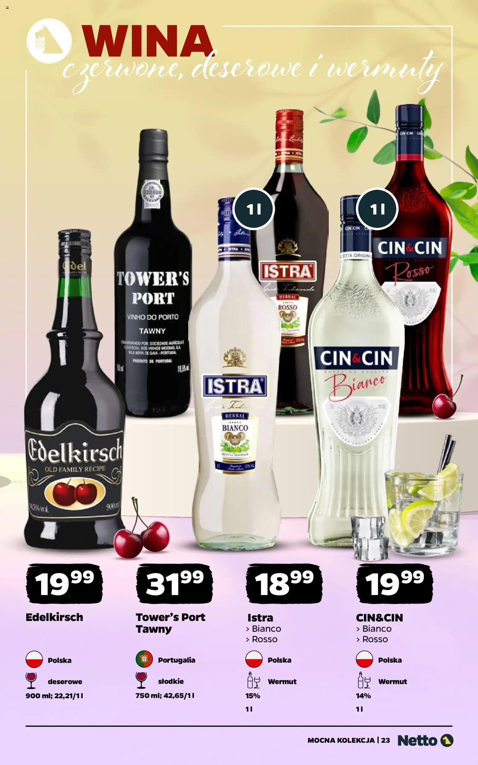 Netto gazetka - Wina od 27.04.2026 | Strona: 23 | Produkty: Por
