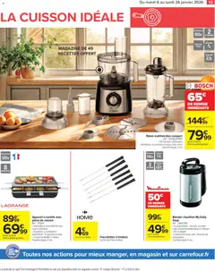 Carrefour - Prévisualisation de Carrefour Partageons le goût du mieux manger valide à partir de 06.01.2026 | Page: 13 | Produits: Fourchettes, Robot, Interrupteur, Magazine