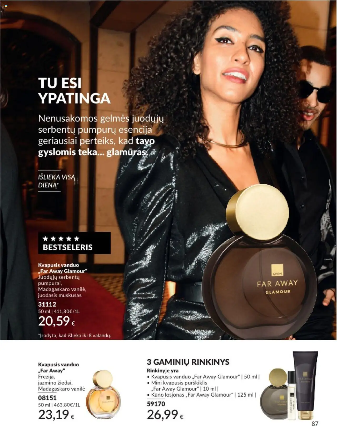 AVON - Leidinys│galioja nuo 01.08.2025 | Puslapis: 87 | Prekių: Kvapusis vanduo
