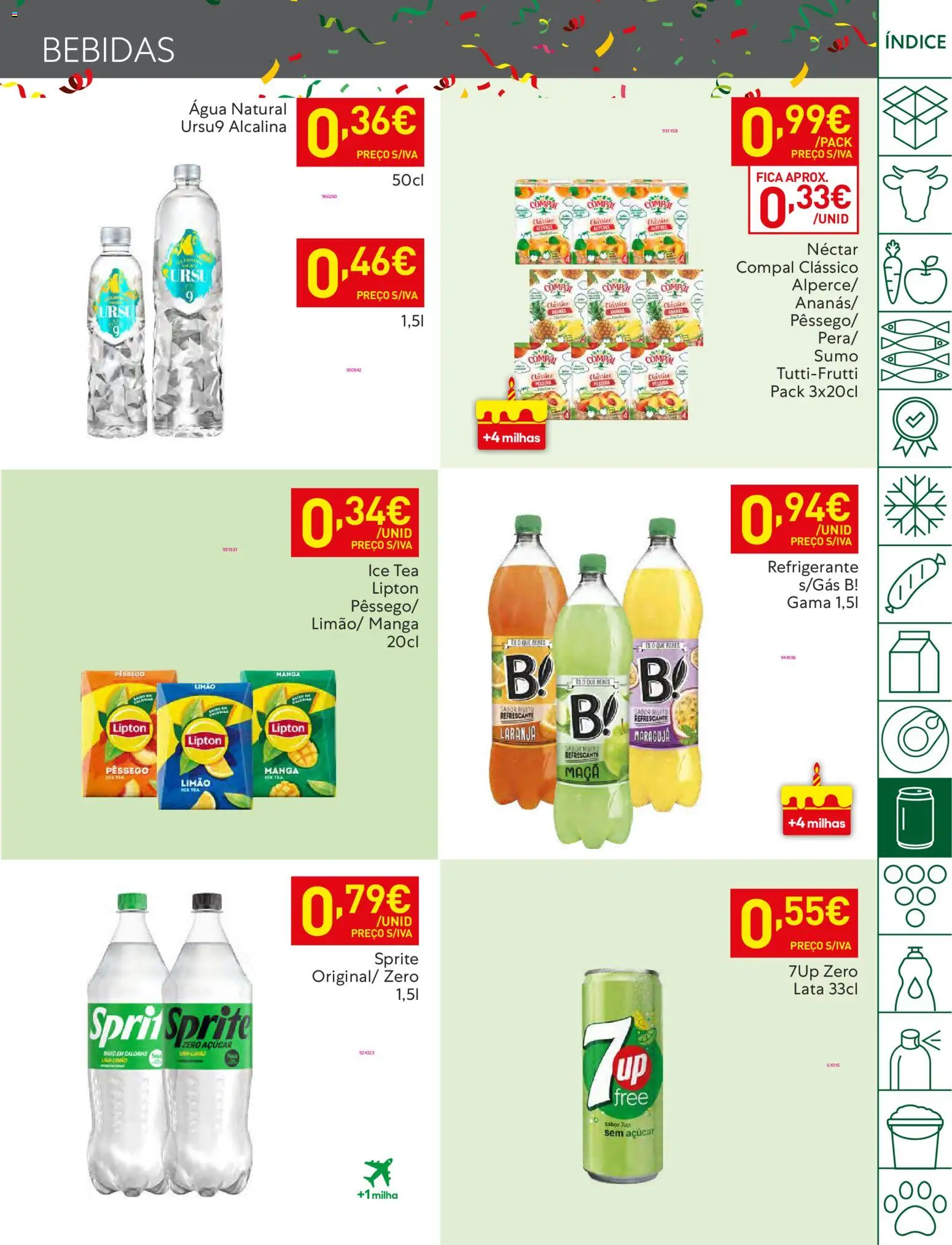 Recheio folheto │ válido de 28.10.2025 | Página: 33 | Produtos: Agua, Refrigerante, Sumo, Açúcar