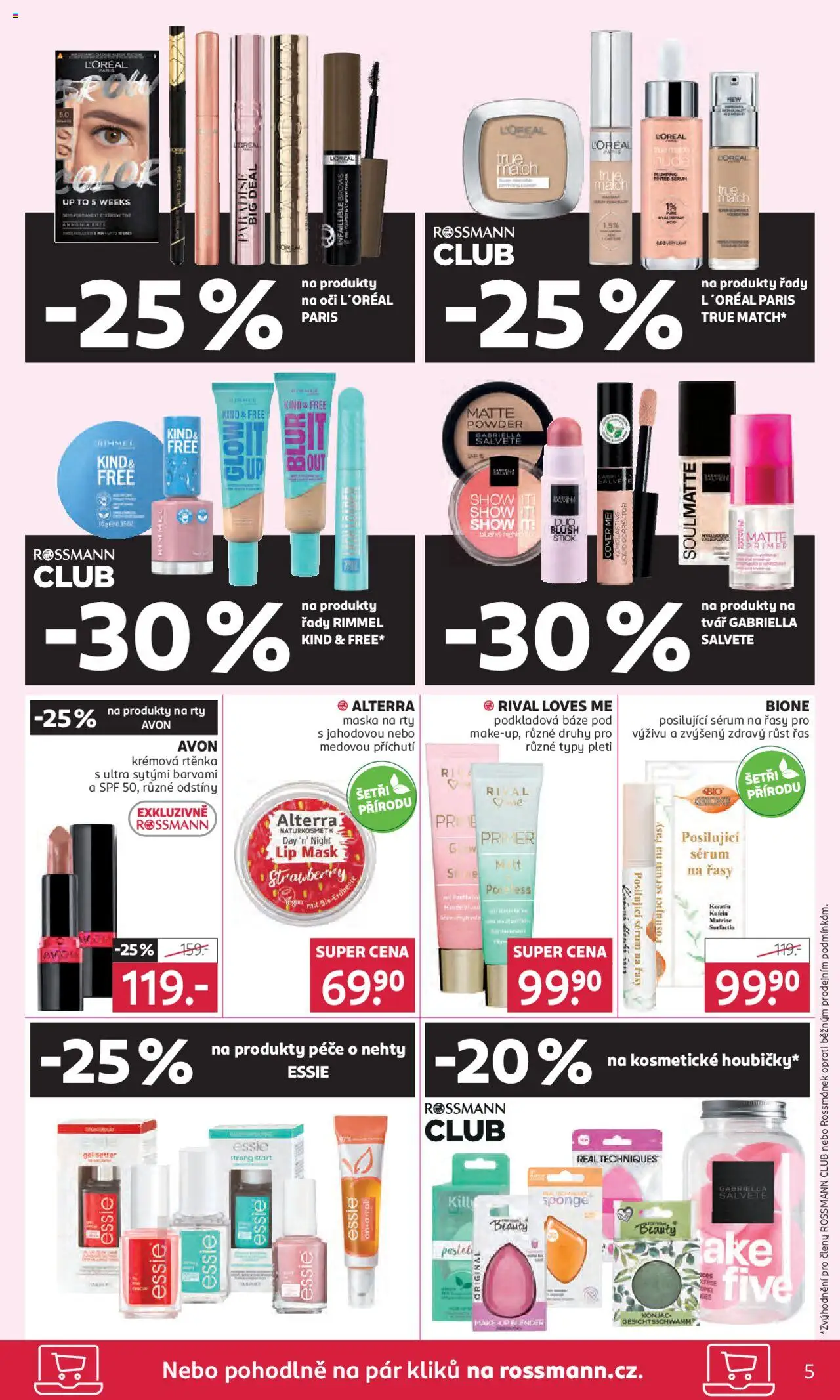 Rossmann leták od 21.05.2025 | Strana: 5 | Produkty: Sérum, Sérum na řasy, Rtěnka, Maska