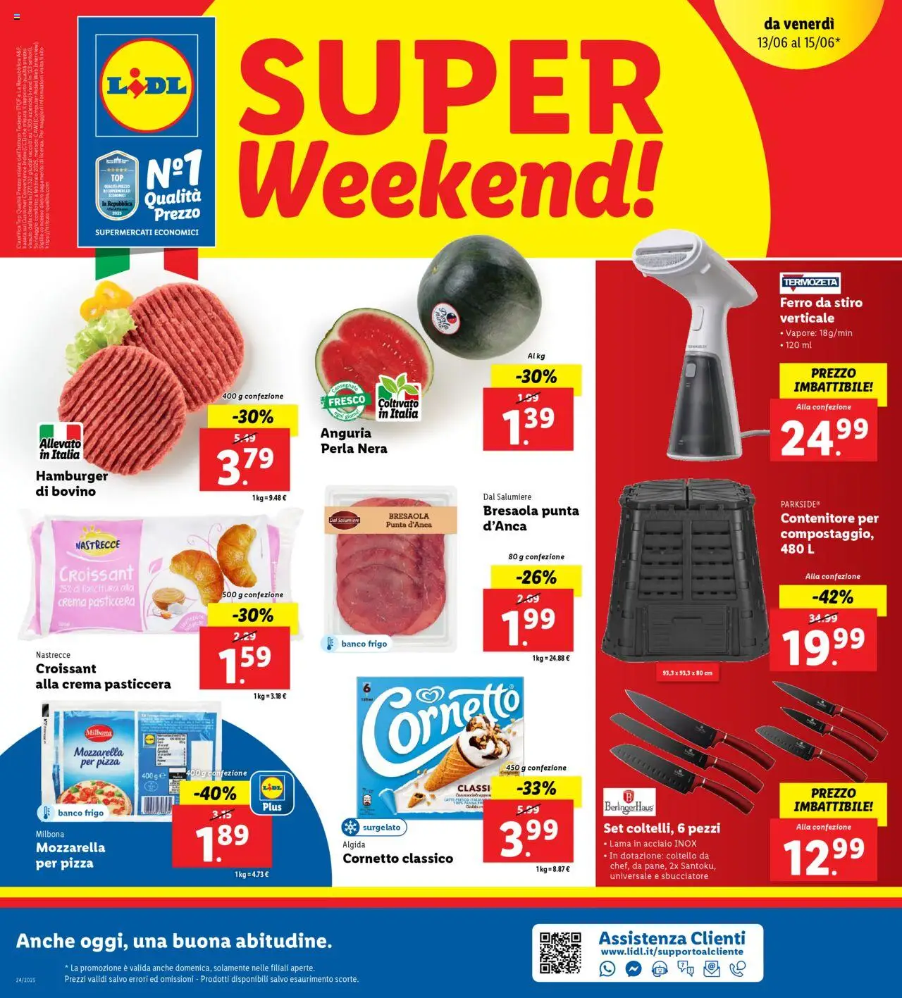 Volantino Lidl del 09.06.2025 | Pagina: 40 | Prodotti: Bovino, Crema, Top, Contenitore