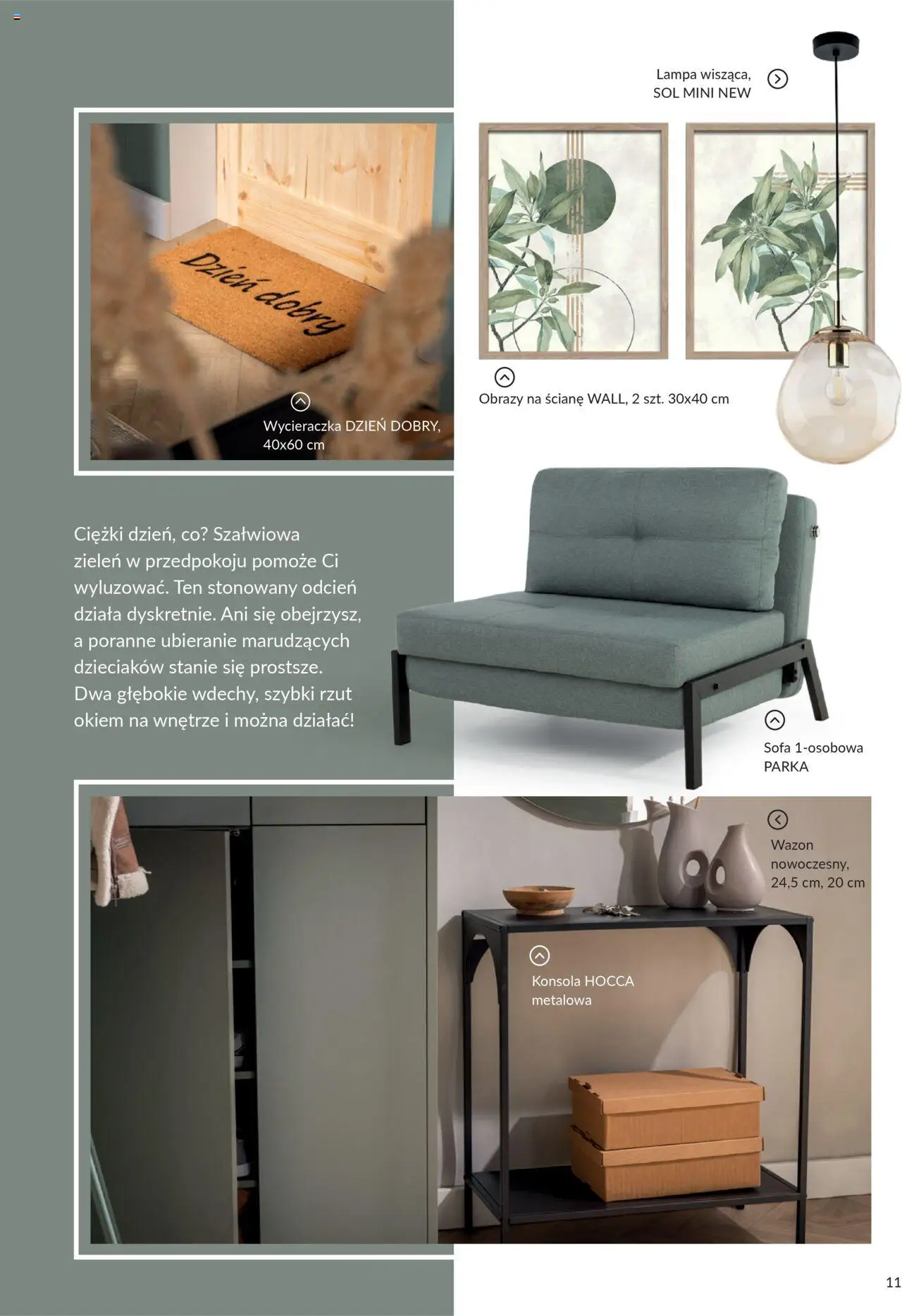 Salony Agata Gazetka - Trendbook od 21.03.2025 | Strona: 11 | Produkty: Sofa, Wazon, Lampa, Konsola