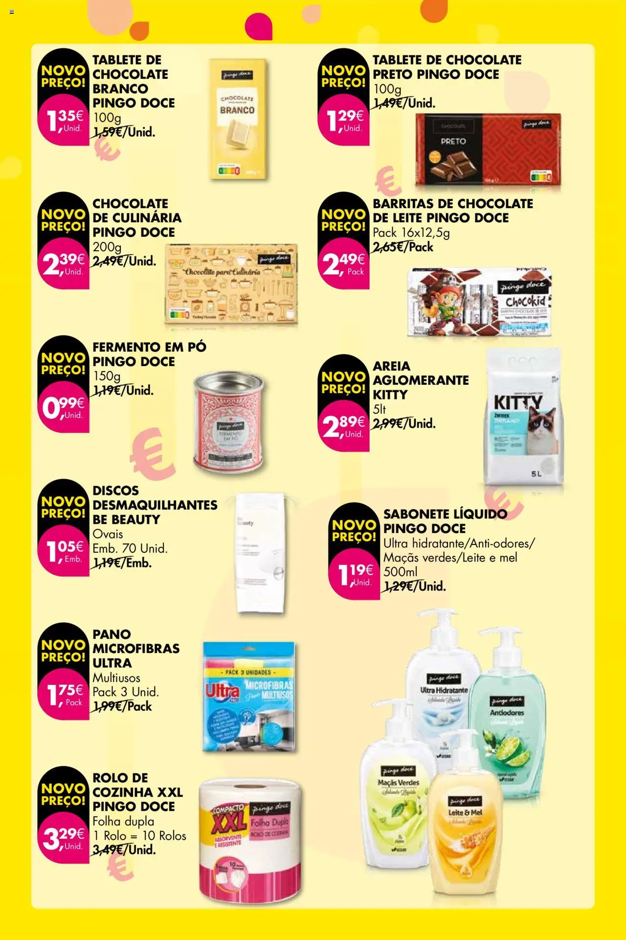 Pingo Doce Poupe este Fim de Semana │ válido de 08.08.2025 | Página: 23 | Produtos: Sabonete líquido, Leite, Chocolate, Mel