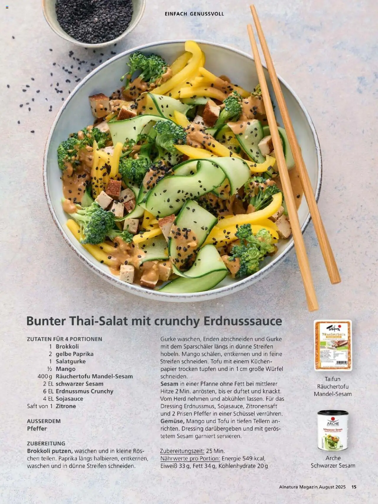 Alnatura Prospekt - gültig ab dem 01.08.2025 | Seite: 15 | Produkte: Herd, Brokkoli, Mango, Kuchen