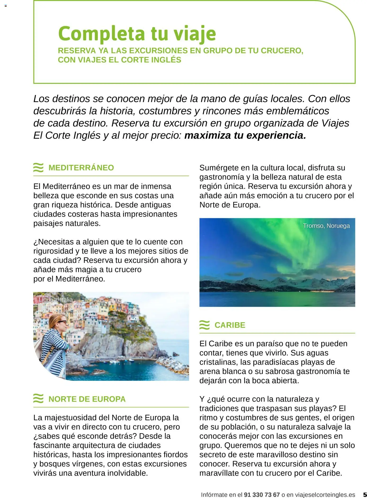 Viajes El Corte Inglés Excursiones Cruceros │ válido desde el 18.03.2026 | Página: 5 | Productos: Té