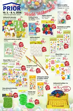 Náhled letáku Prior - Akční Nabídka Velikonočních Dekorací od 10.03.2026