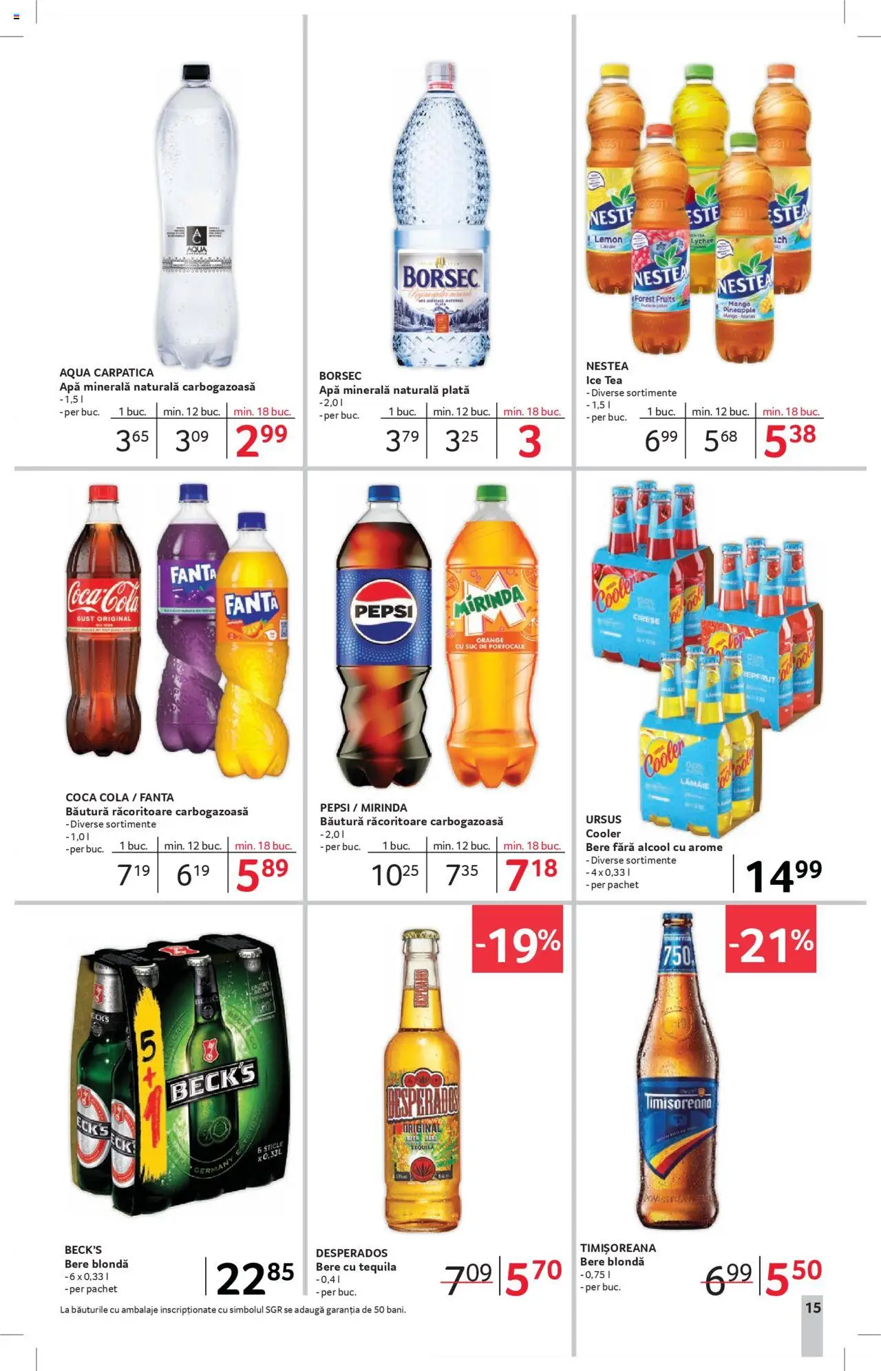 Catalog Selgros - Magazine Mici – valabil de la 25.07.2025 | Pagină: 15 | Produse: Eğitim çantaları, Suc, Portocale, Ice tea