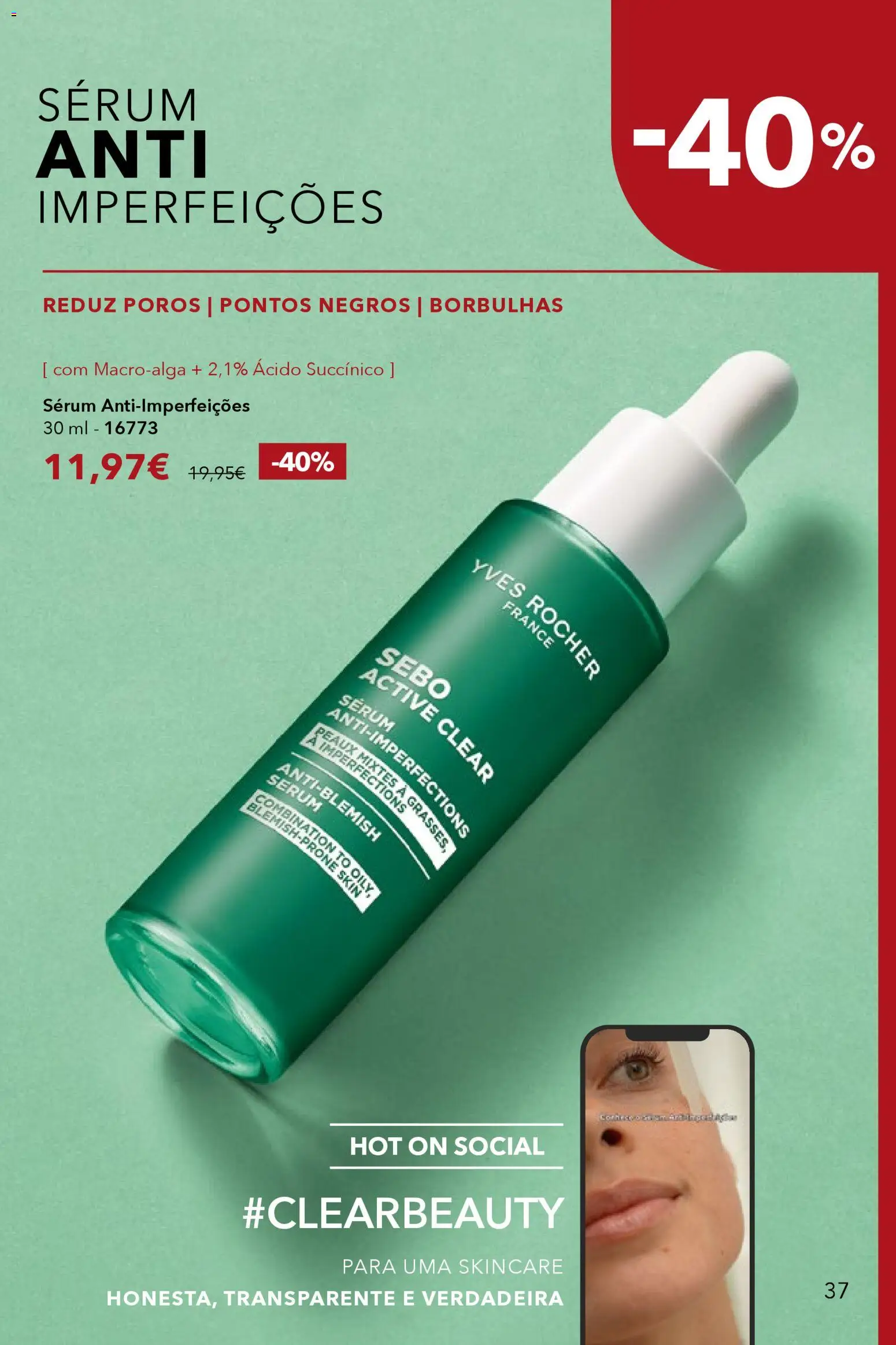 Yves Rocher catálogo 1 │ válido de 31.12.2025 | Página: 37 | Produtos: Sérum