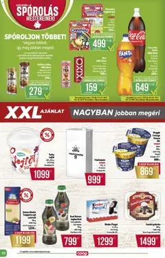 COOP - Abc & szuper / Alföld Pro-Coop Zrt. - amely érvényes a következő dátumtól: 12.02.2026 | Oldal: 10 | Termékek: Somlói galuska, Főzőtejszín, Sajt, Banán