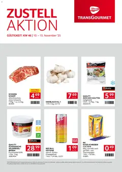 Transgourmet Zustellaktion ab 10.11.2025 gültig