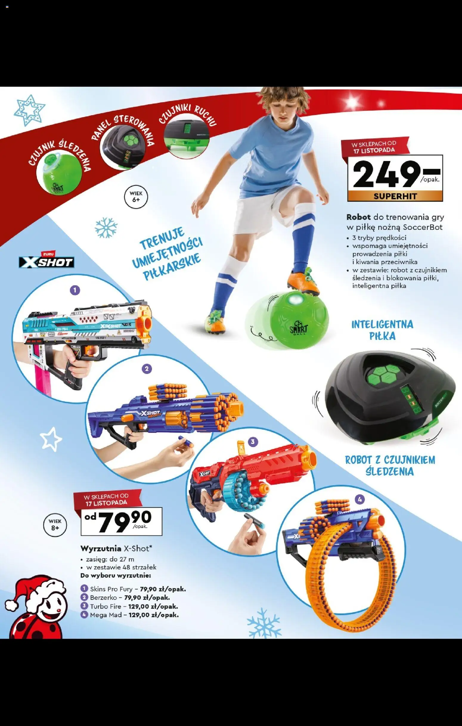 Biedronka gazetka - Kraina zabawek od 27.10.2025 | Strona: 64 | Produkty: Robot, Wyrzutnia, Gry