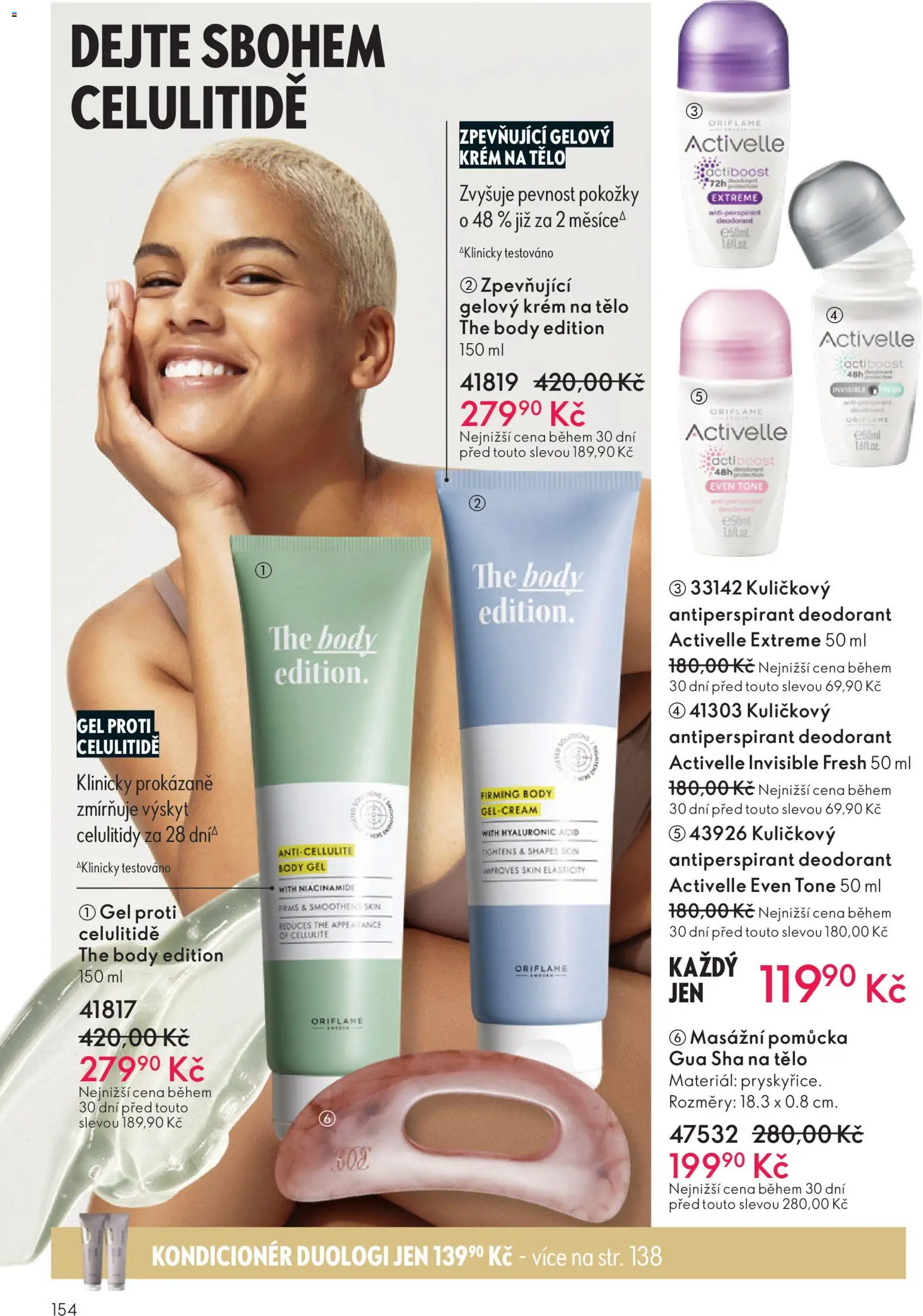 Oriflame Black Friday od 12.11.2025 | Strana: 154 | Produkty: Deodorant, Antiperspirant, Body, Kondicionér