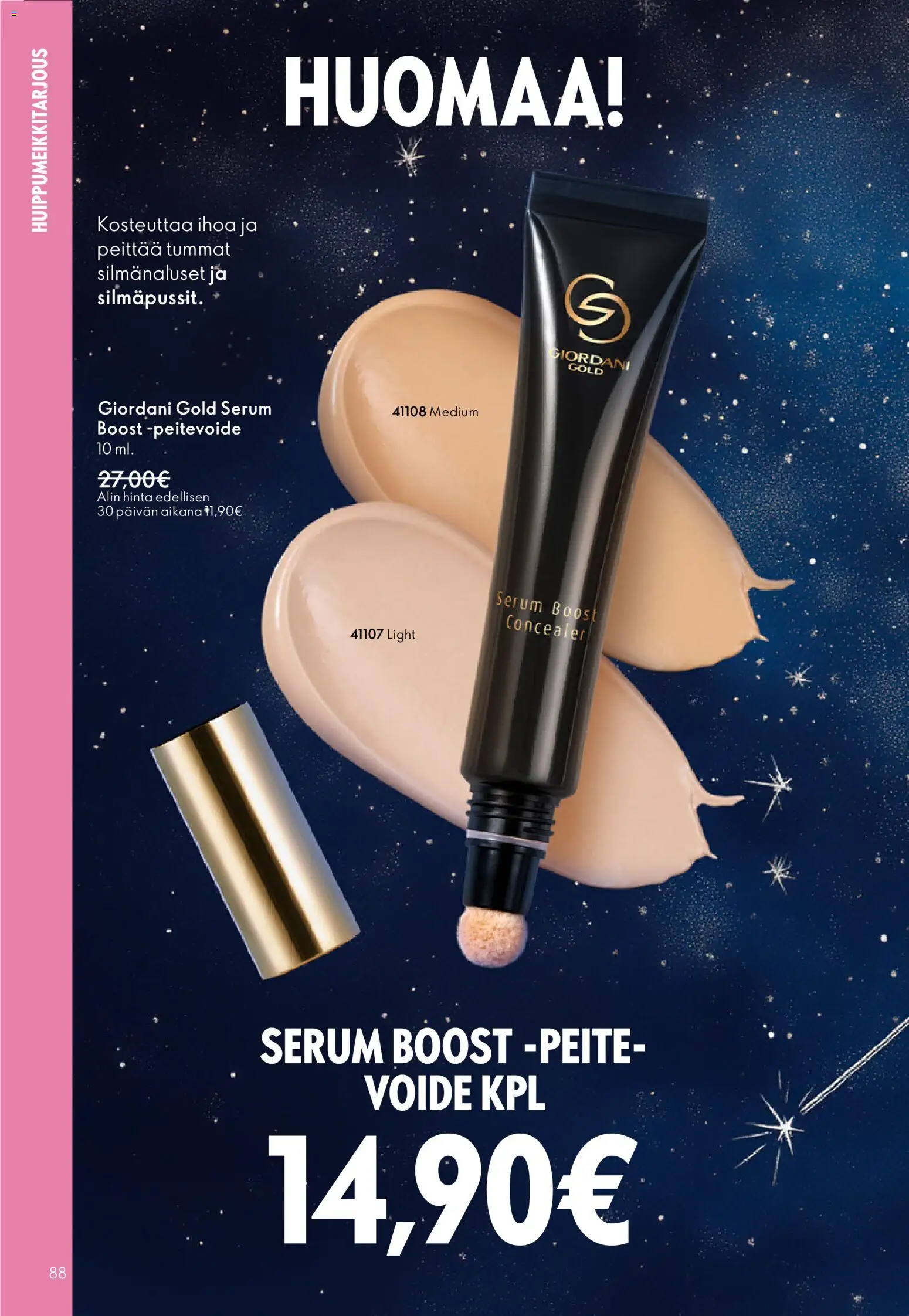 Oriflame - Esite 17 – voimassa 10.12.2025 alkaen | Sivu: 88 | Tuotteet: Peitevoide