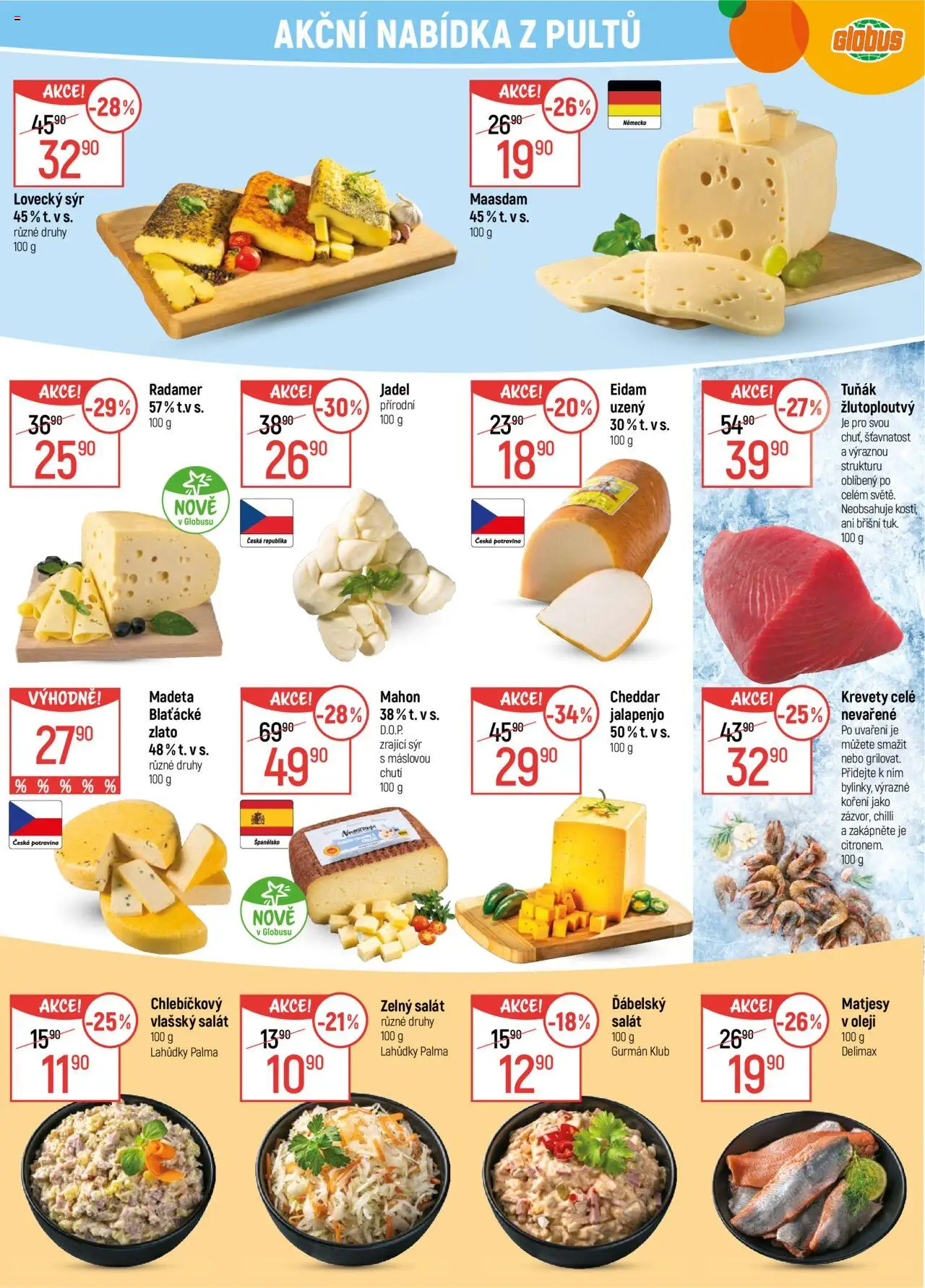 Globus leták - České Budějovice od 17.09.2025 | Strana: 11 | Produkty: Tuňák, Koření, Eidam, Cheddar