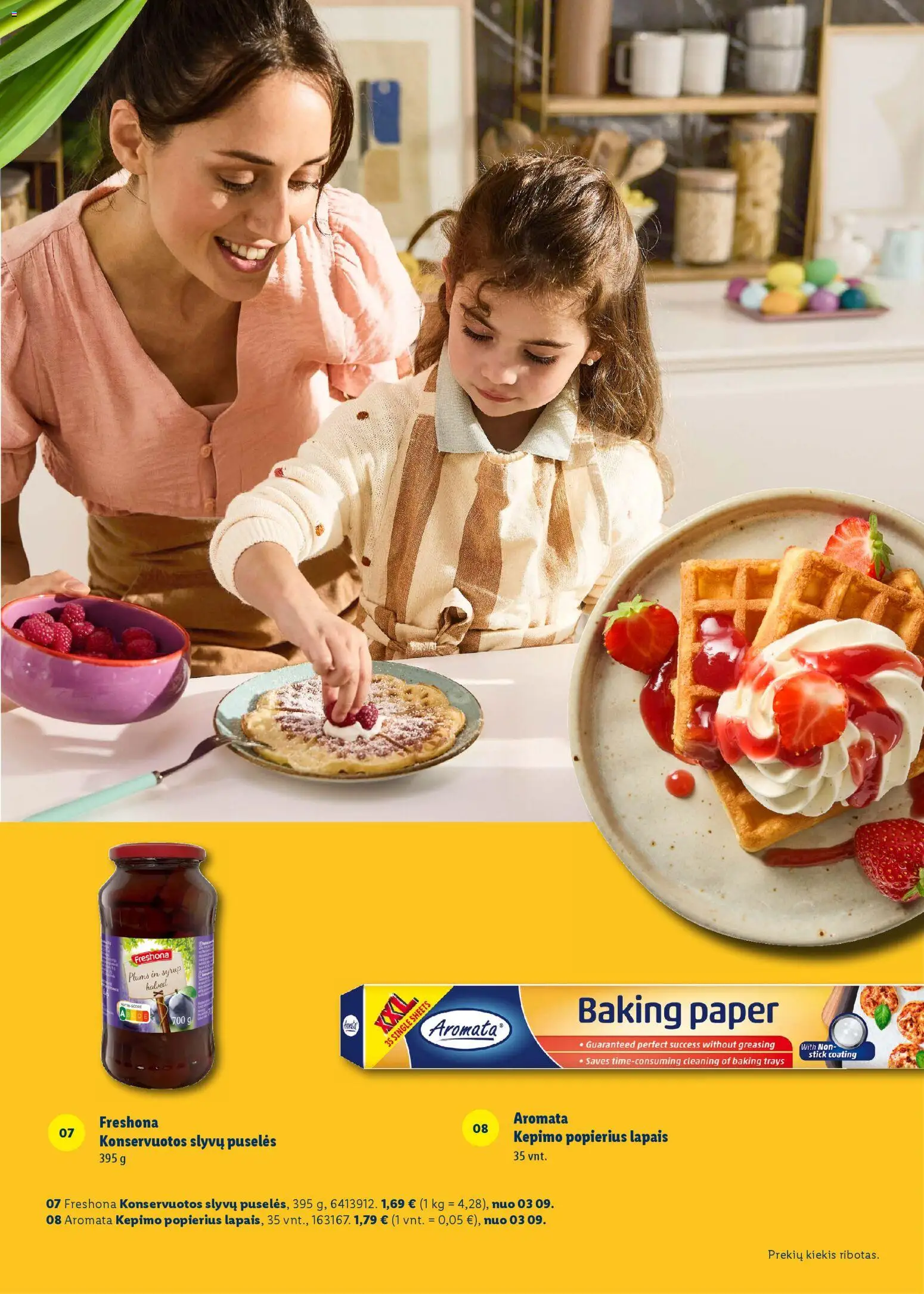 LIDL akcijos nuo 01.03.2026 | Puslapis: 33 | Prekių: Kepimo popierius