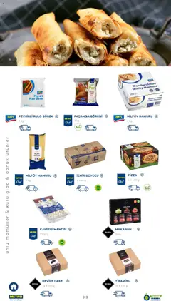 23.09.2025 tarihinden itibaren geçerli olan Metro kataloğu önizlemesi | Sayfa: 33 | Ürünler: Pizza, Fırın