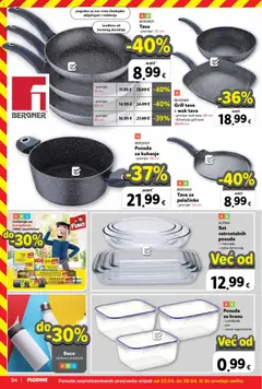 Plodine Katalog - Pregled kataloga iz trgovine Plodine, vrijedi od 22.04.2026 | Stranica: 54 | Proizvodi: Grill tava, Tava