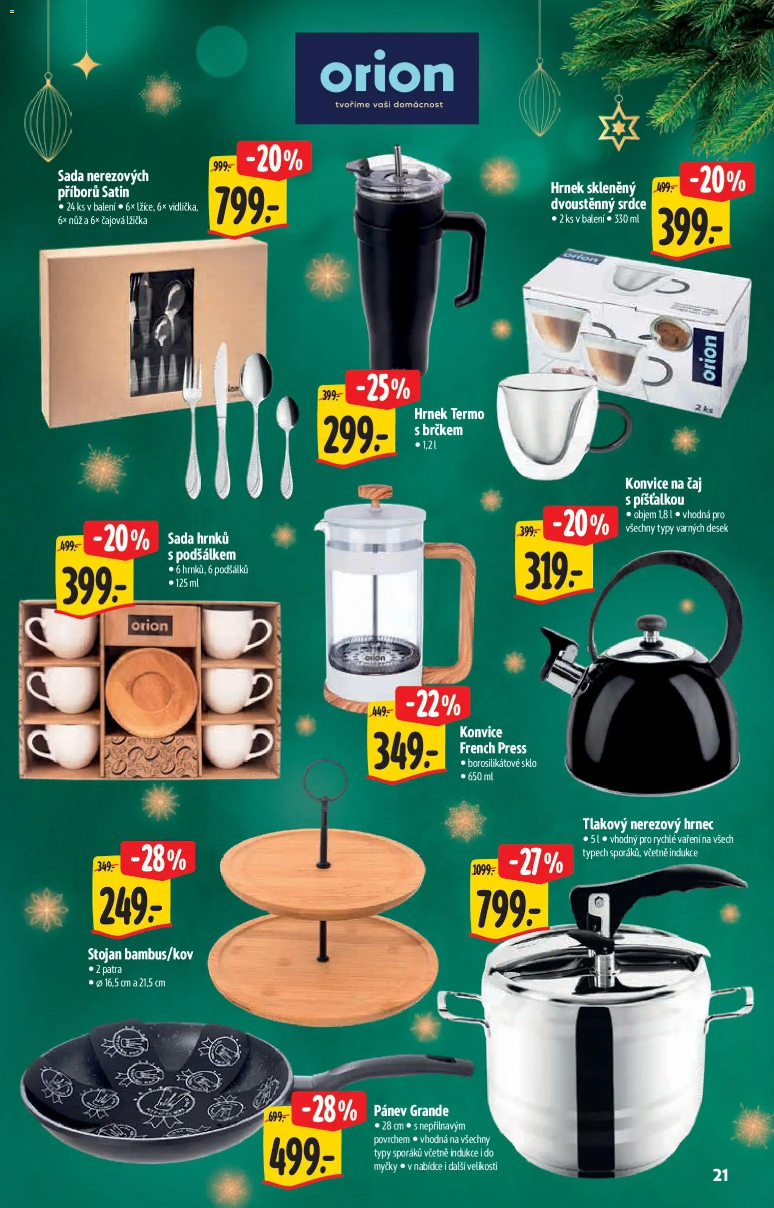 Albert katalog - Hypermarket - Dárky od 03.12.2025 | Strana: 21 | Produkty: Pánev, Hrnec, Nůž, Lžička