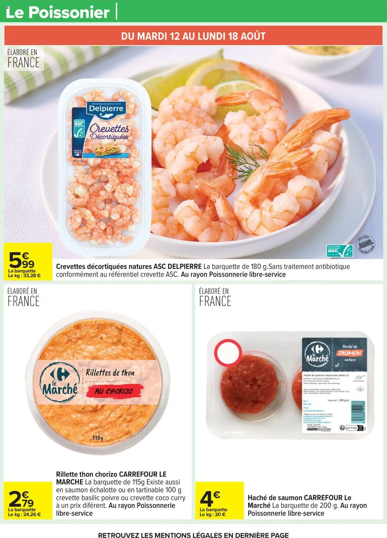  | Page: 32 | Produits: Chorizo, Crevette, Crevettes, Curry