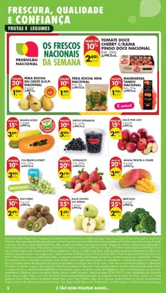 Pré-visualização BRÓCOLOS, Broccoli, A granel válido de 24.03.2026 | Página: 2 | Produtos: Peras, Morangos, Kiwi, Mamão