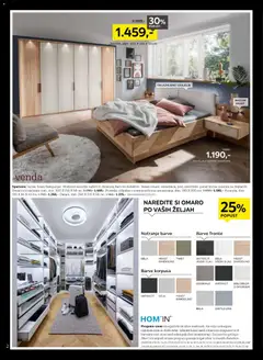 XXXL Lesnina katalog akcije – veljaven od 17.11.2025 | Stran: 2 | Izdelki: Postelja, Omara, Ogledalo, Barva