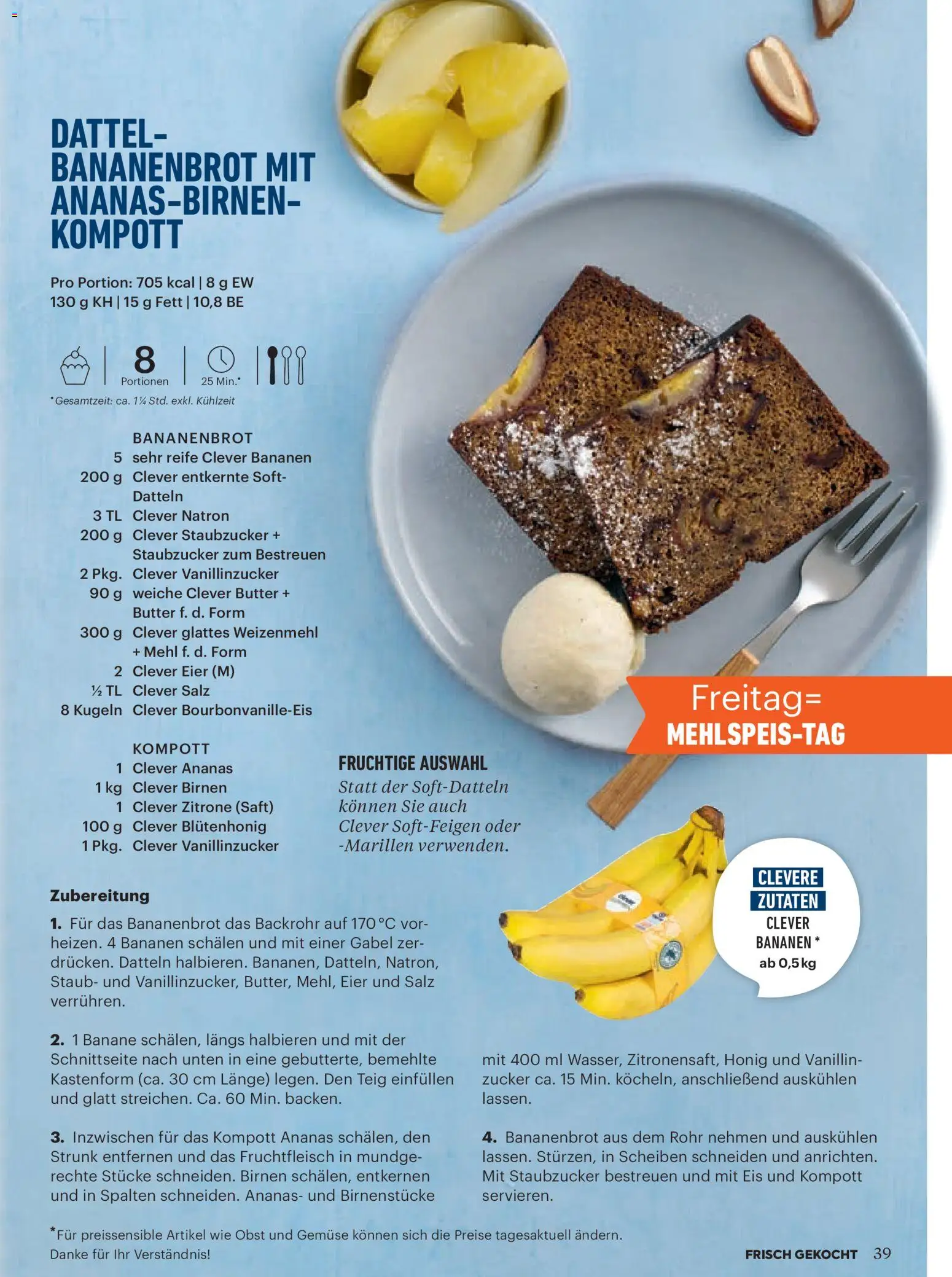 Billa Frisch Gekocht gültig ab 01.05.2026 | Seite: 39 | Produkte: Obst, Salz, Butter, Saft