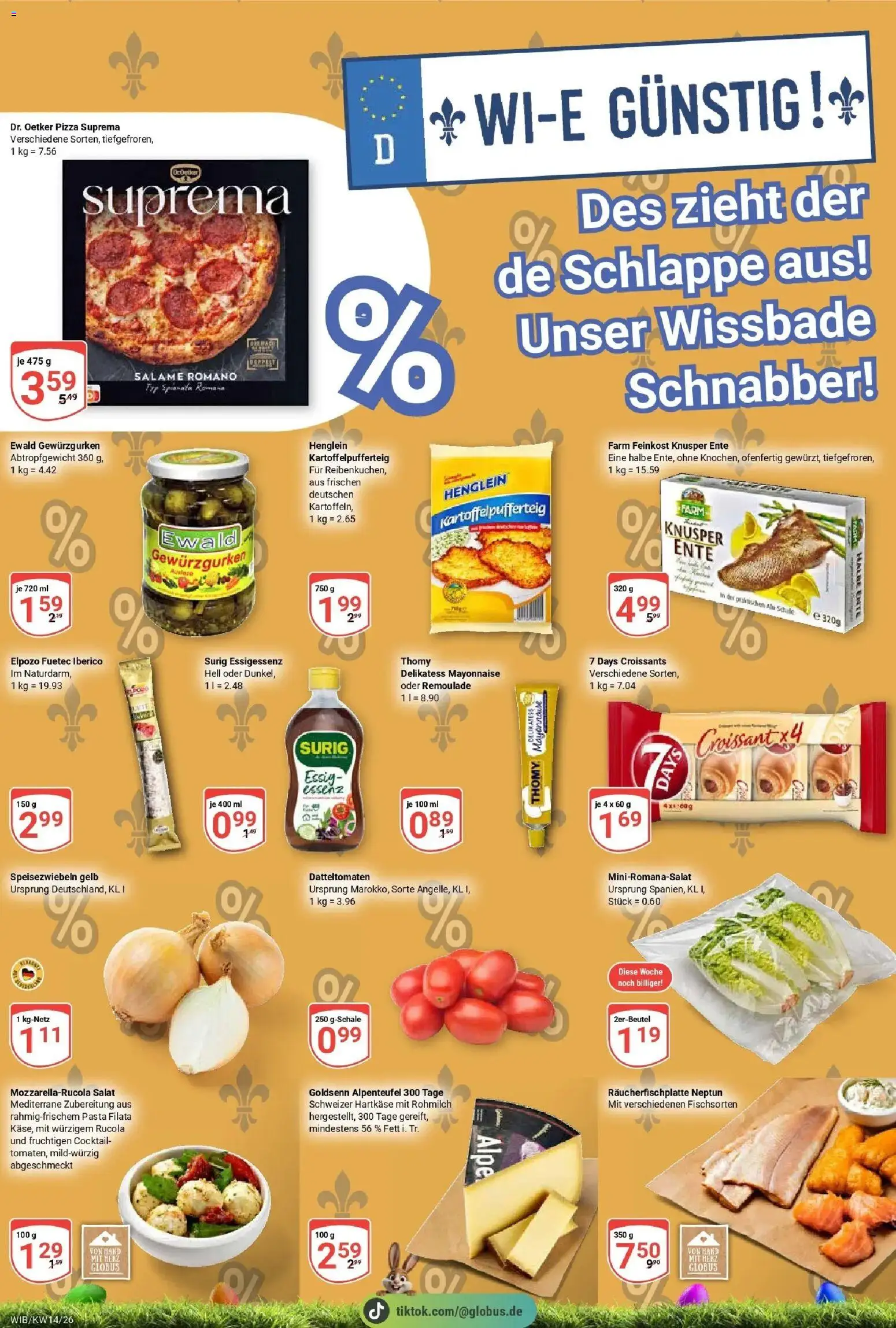 Globus prospekt Wiesbaden-Nordenstadt	 – gültig ab 30.03.2026 | Seite: 18 | Produkte: Rucola, Mayonnaise, Pasta, Ente