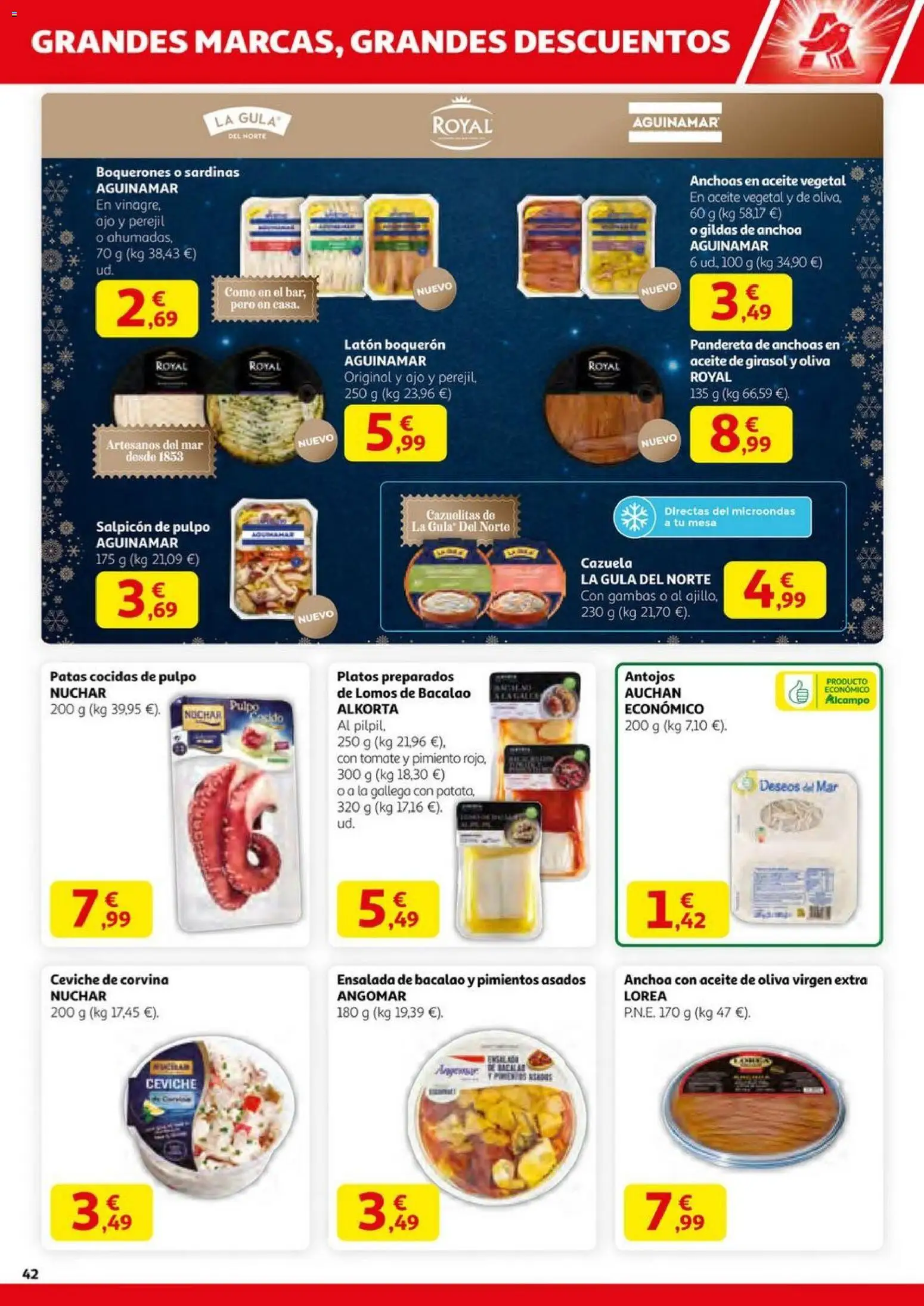 Alcampo -  HG catalan │ válido desde el 23.10.2025 | Página: 42 | Productos: Aceite, Κάδος απορρυμάτων, Aceite de oliva virgen extra, Anchoa