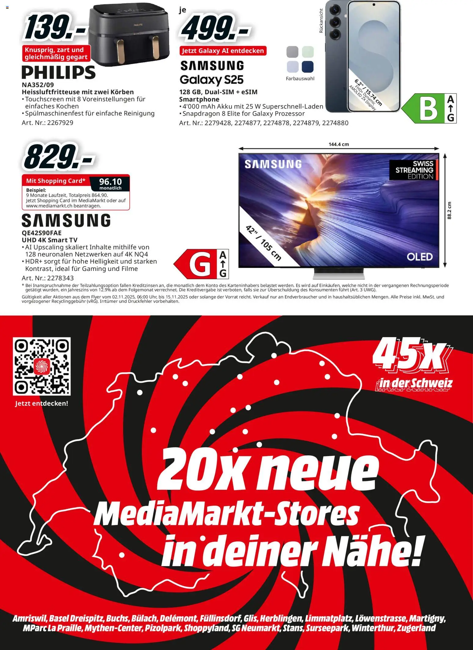 Media Markt - Black Friday – gültig ab 02.11.2025 | Seite: 28 | Produkte: TV, Heißluftfritteuse, Samsung, Philips
