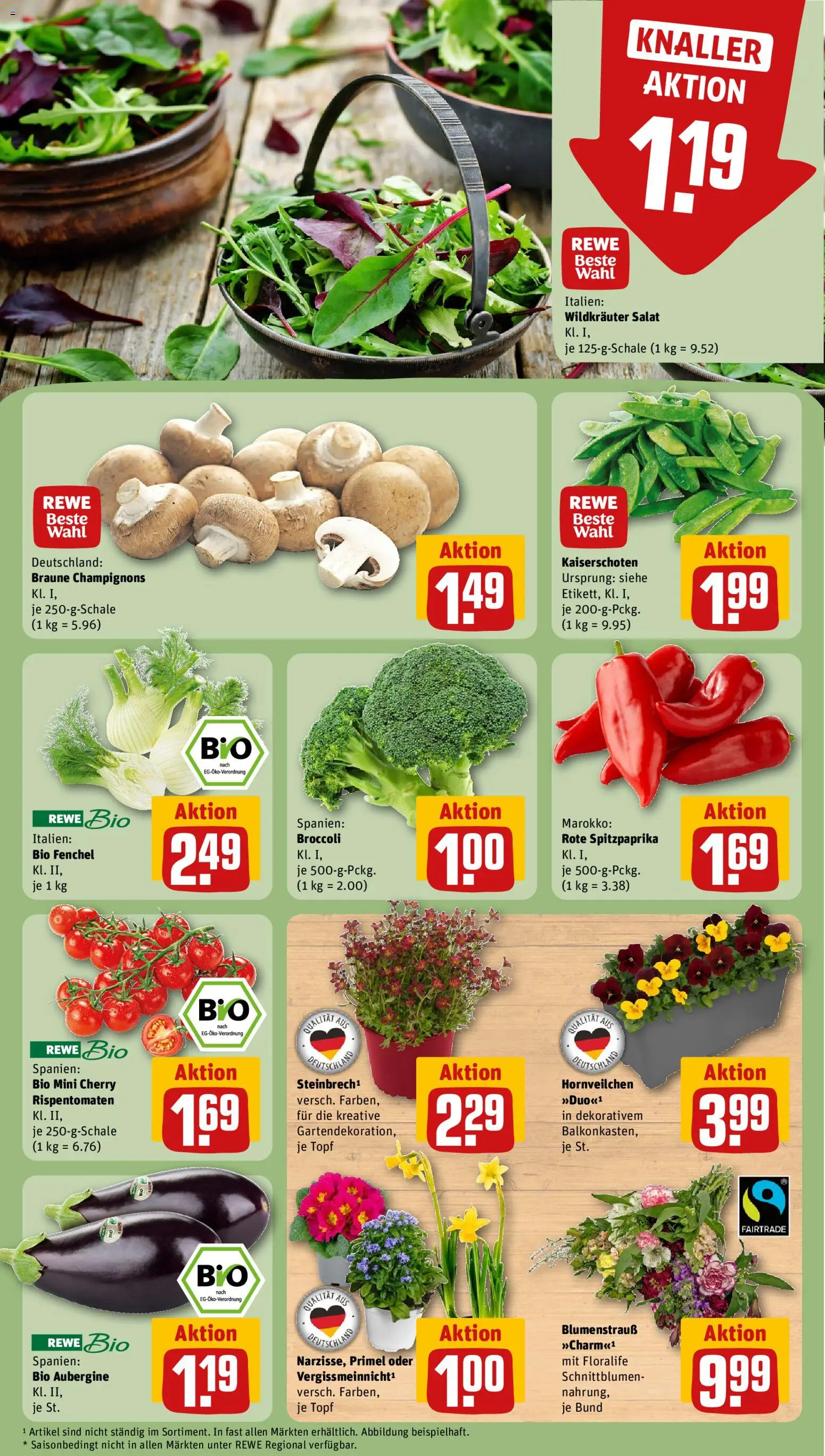 Rewe ihr Kaufpark Prospekt 	 – gültig ab 09.03.2026 | Seite: 5 | Produkte: Champignons, Aubergine, Salat