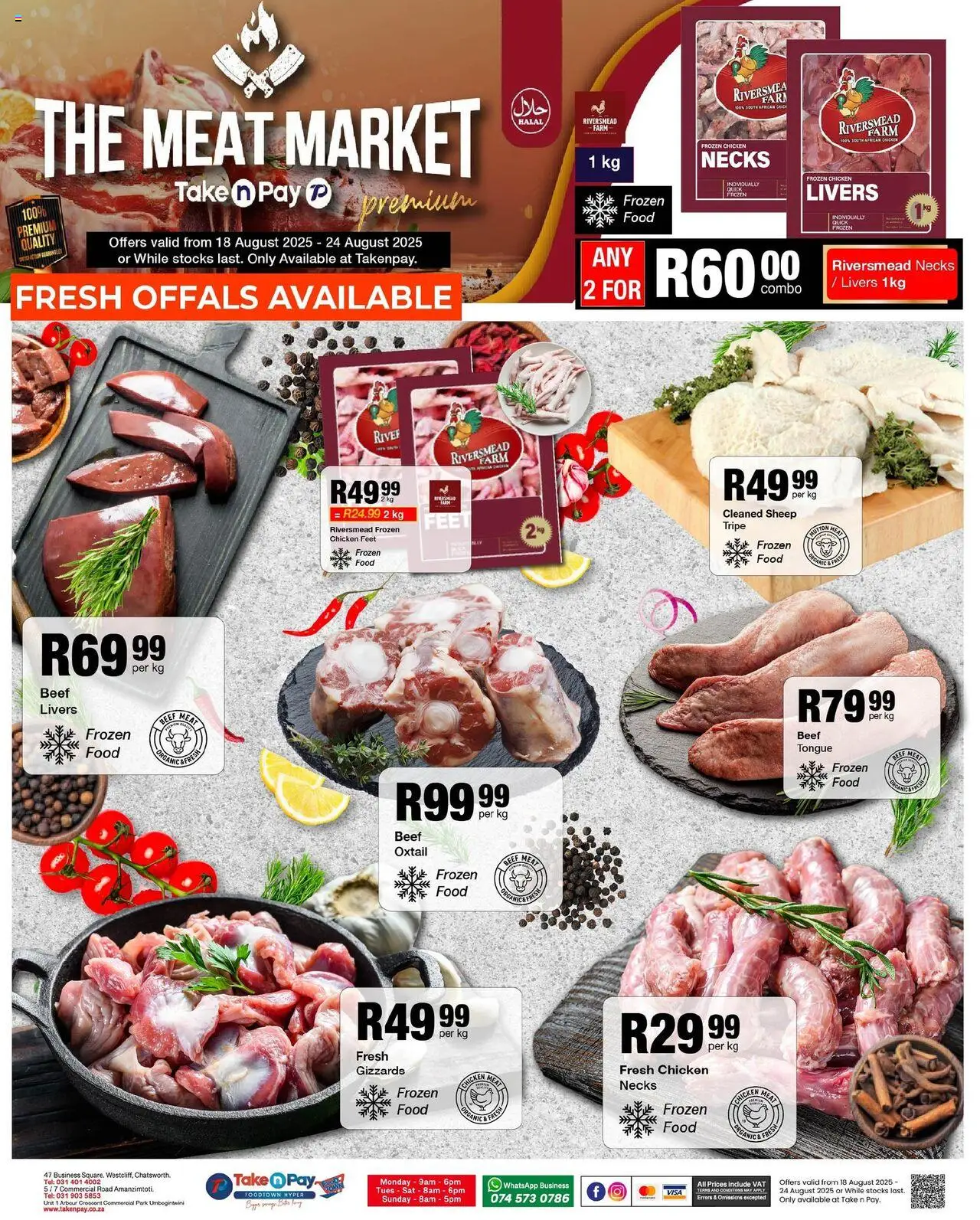 Take n Pay Specials │ valid from 18.08.2025 | Page: 5 | Products: Chicken, Beef