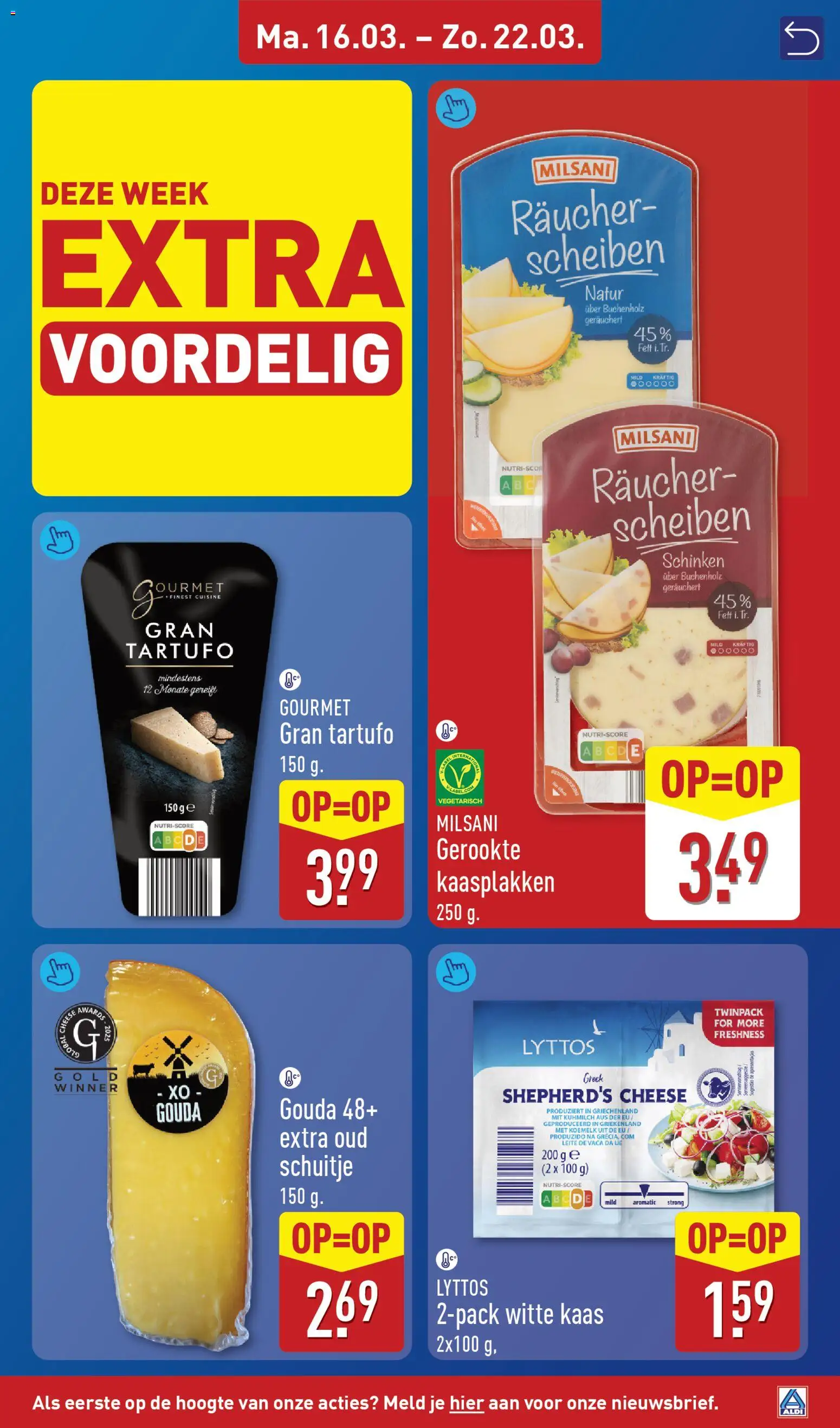 {H1} | Pagina: 9 | Producten: Kaas, Rizstészta, Gouda