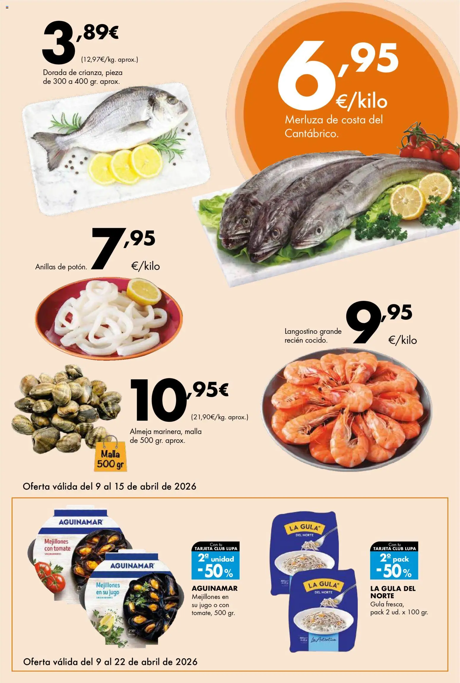 Lupa Supermercados folleto │ válido desde el 09.04.2026 | Página: 5 | Productos: Jugo, Langostino