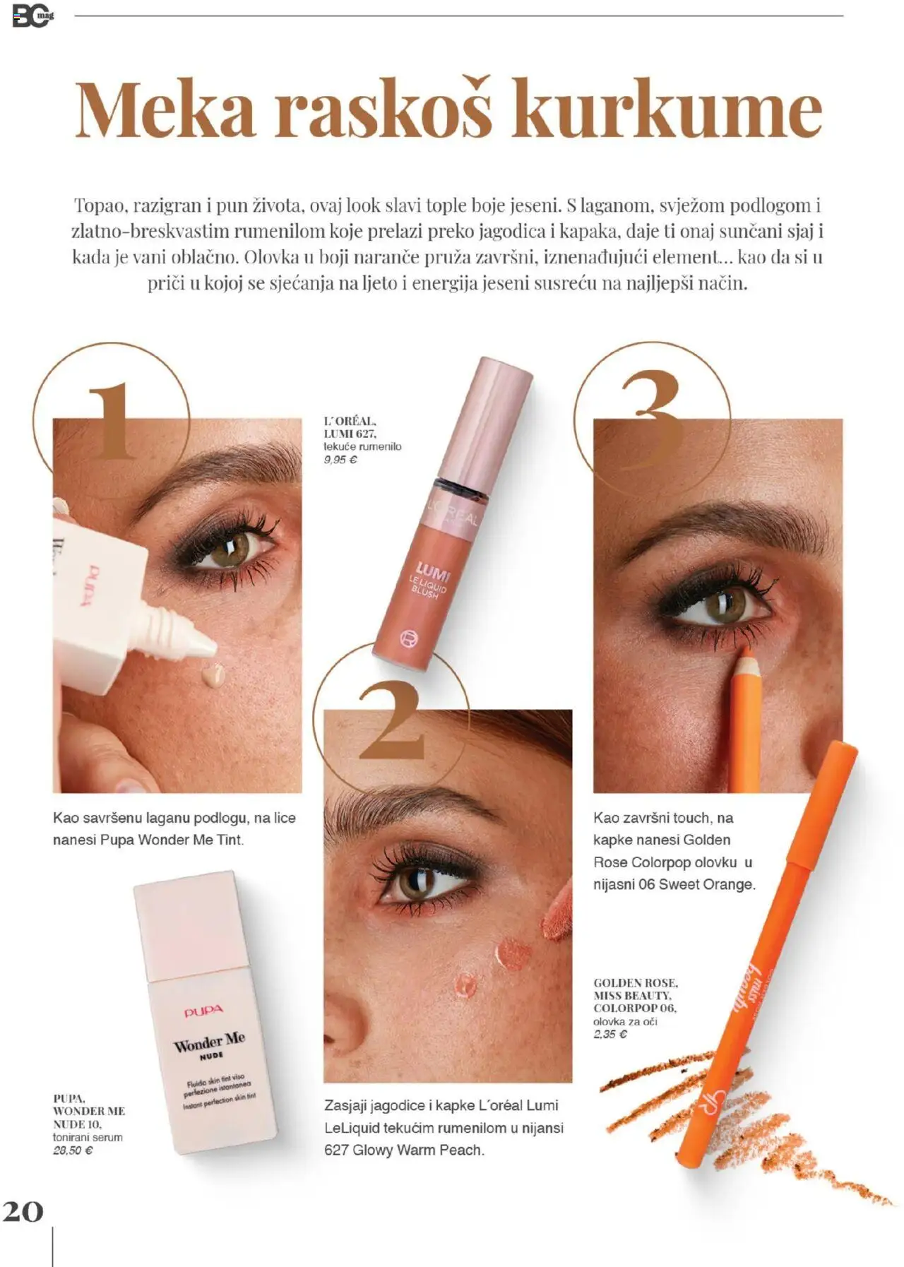 Bipa katalog | vrijedi od 01.09.2025 | Stranica: 20 | Proizvodi: Rumenilo, Olovka za oči, Naranče