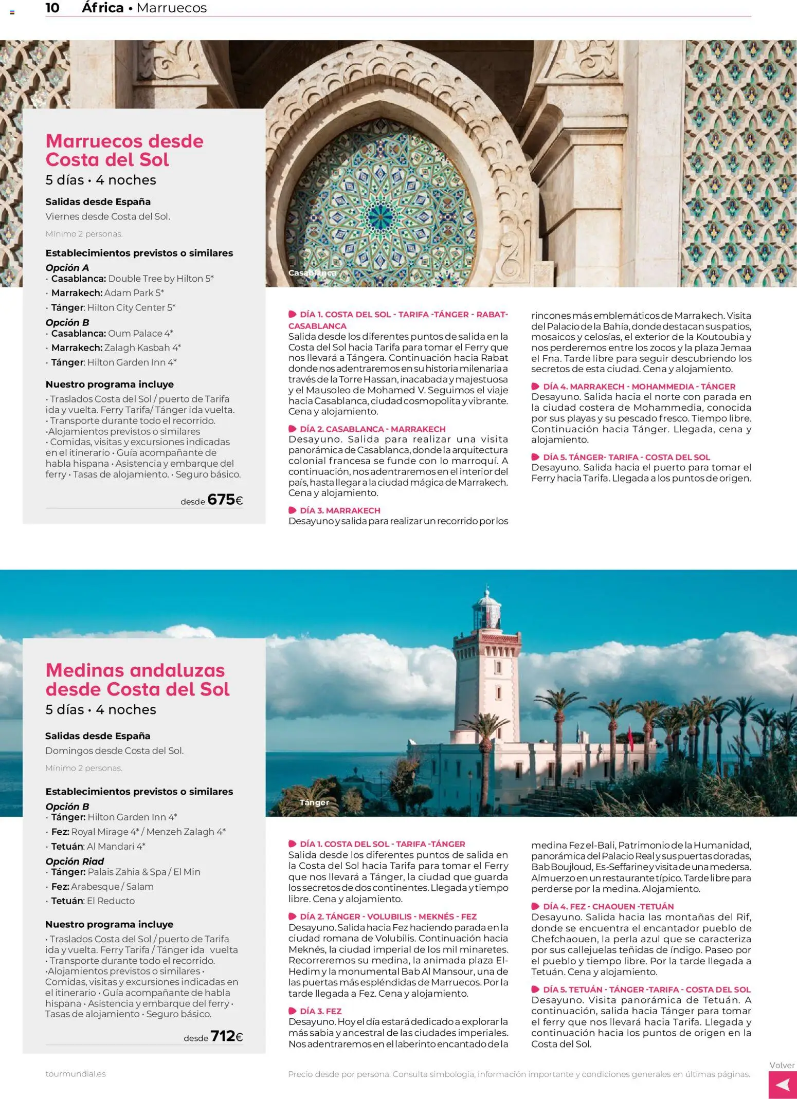 Viajes El Corte Inglés Africa y Oriente Medio │ válido desde el 01.01.2026 | Página: 10 | Productos: Pescado