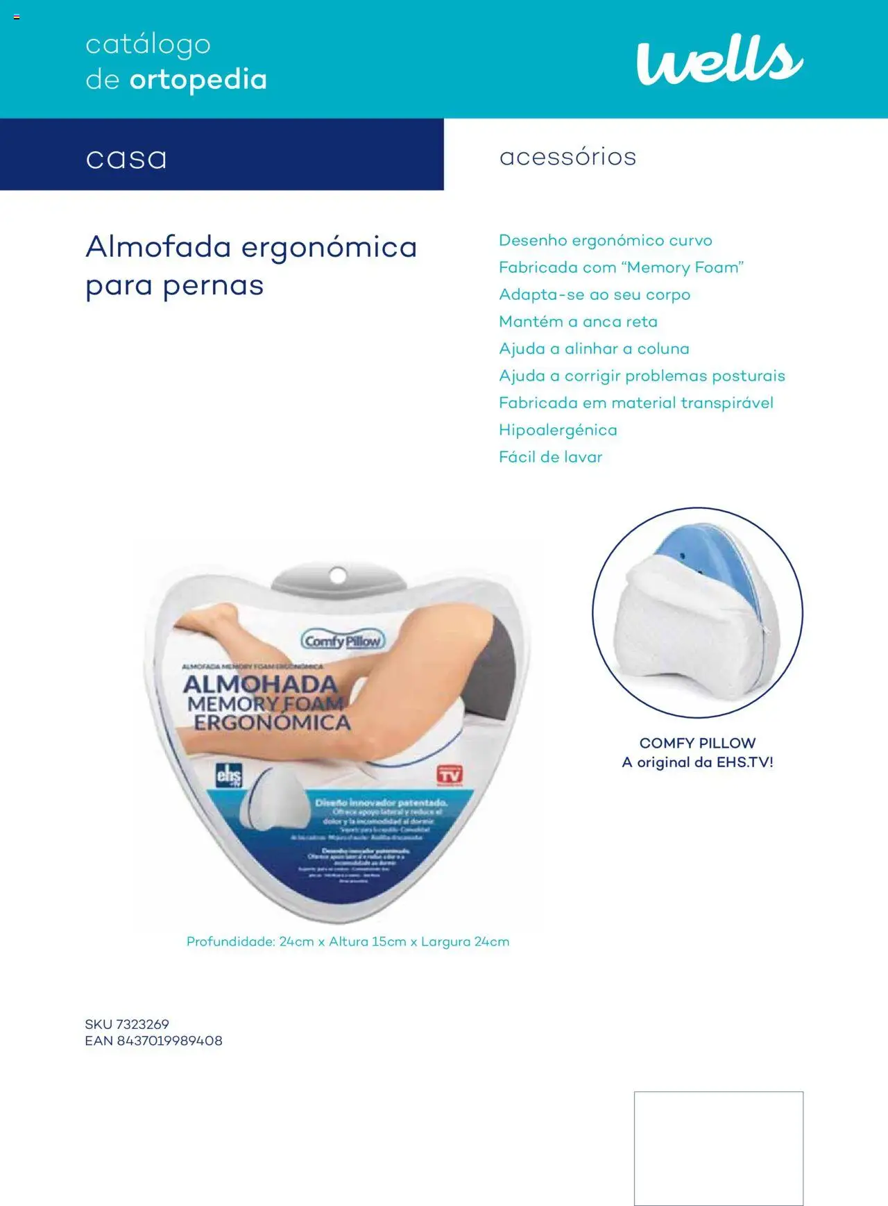 Well’s Catálogo de Ortopedia │ válido de 12.02.2024 | Página: 114 | Produtos: Almofada