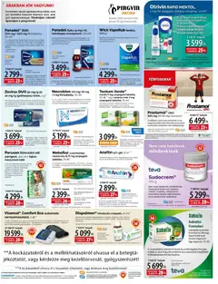 Pingvin Patika Akciós újság - amely érvényes a következő dátumtól: 01.01.2026 | Oldal: 7 | Termékek: Sampon, Kefe, Bor, Eper