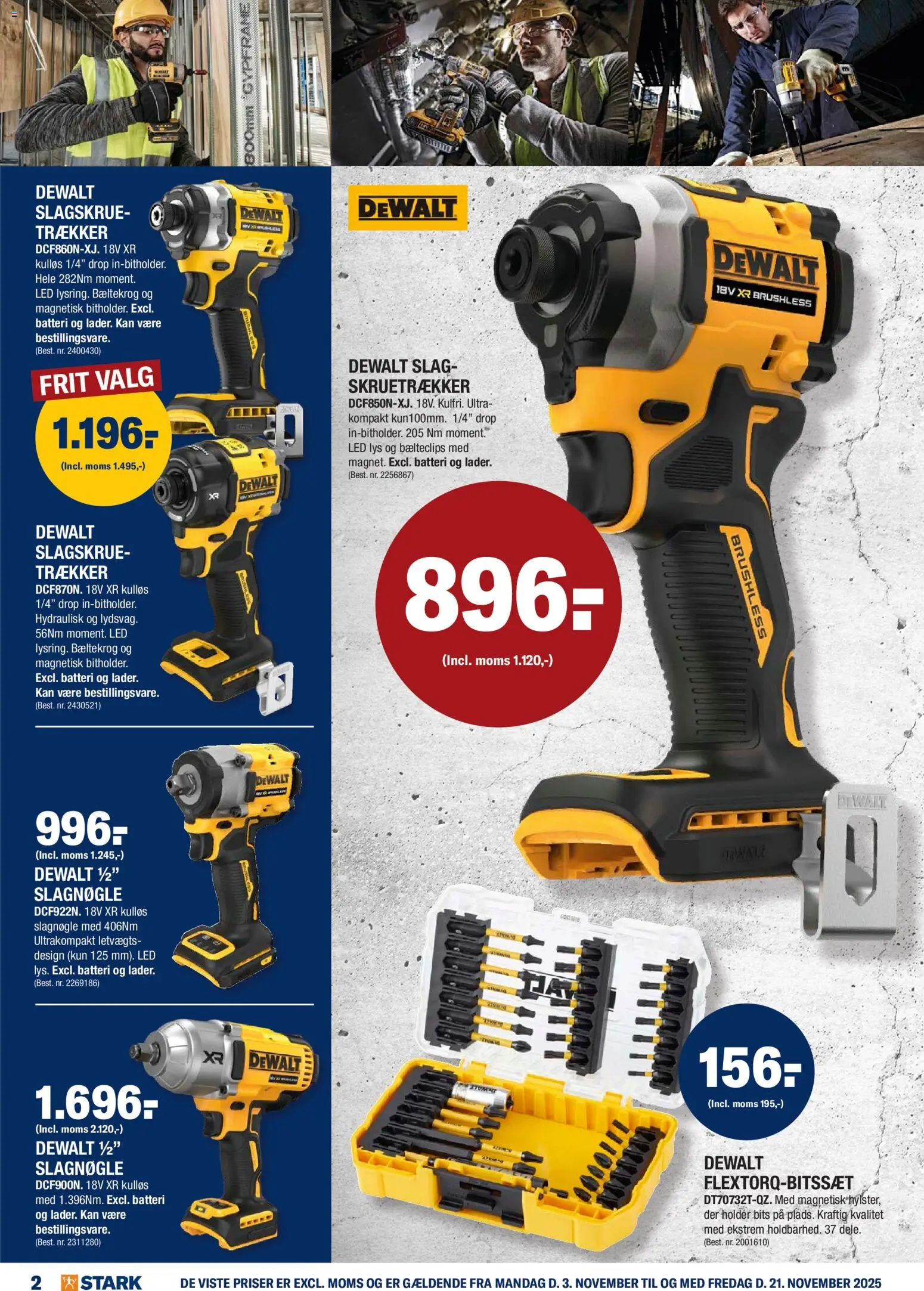 Stark tilbudsavis – gyldig fra 03.11.2025 | Side: 2 | Produkter: Skruetrækker, Batteri